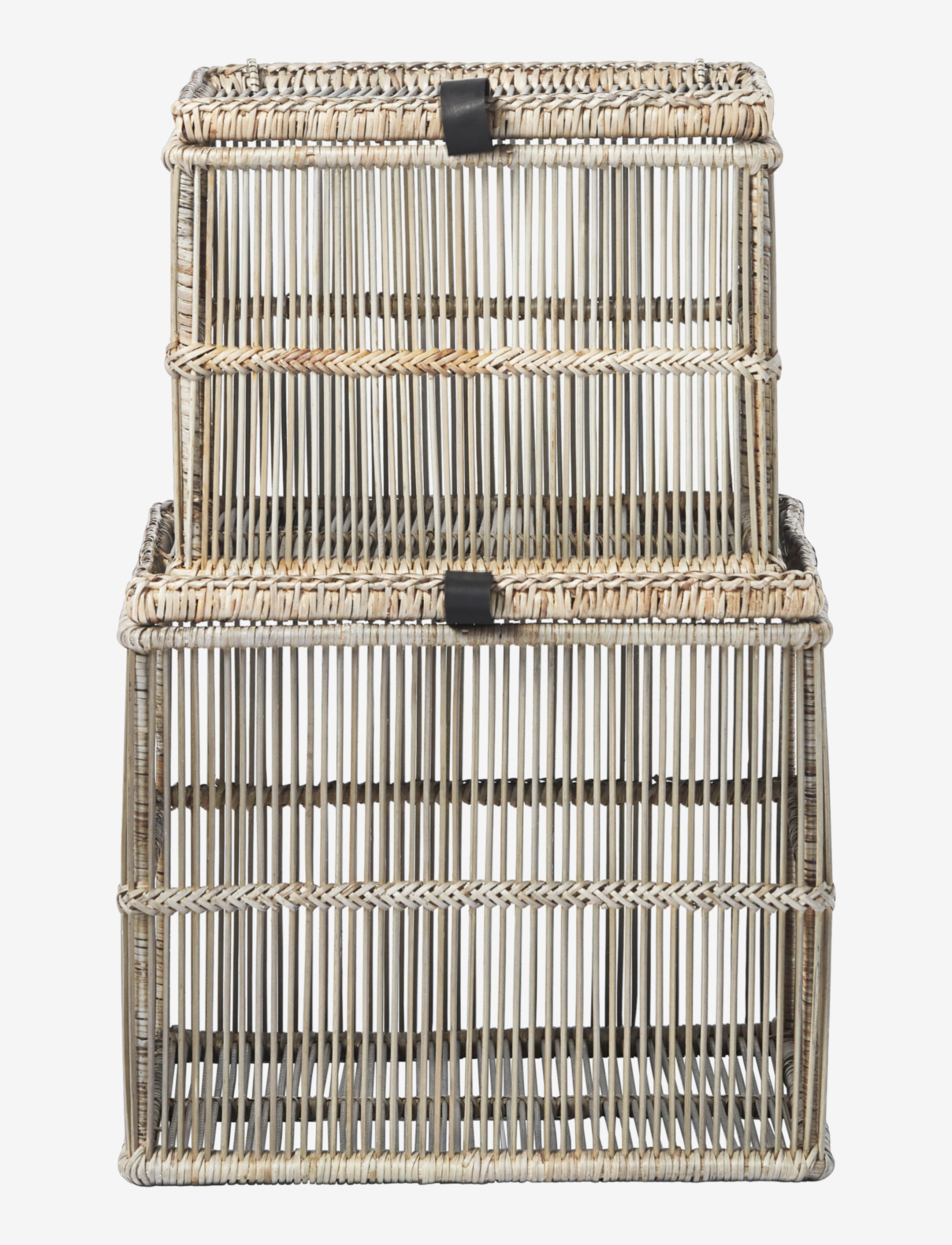 Lene Bjerre Norah Basket Set, Opbevaringskurv, Multi/mønstret, Str: ONE SIZE