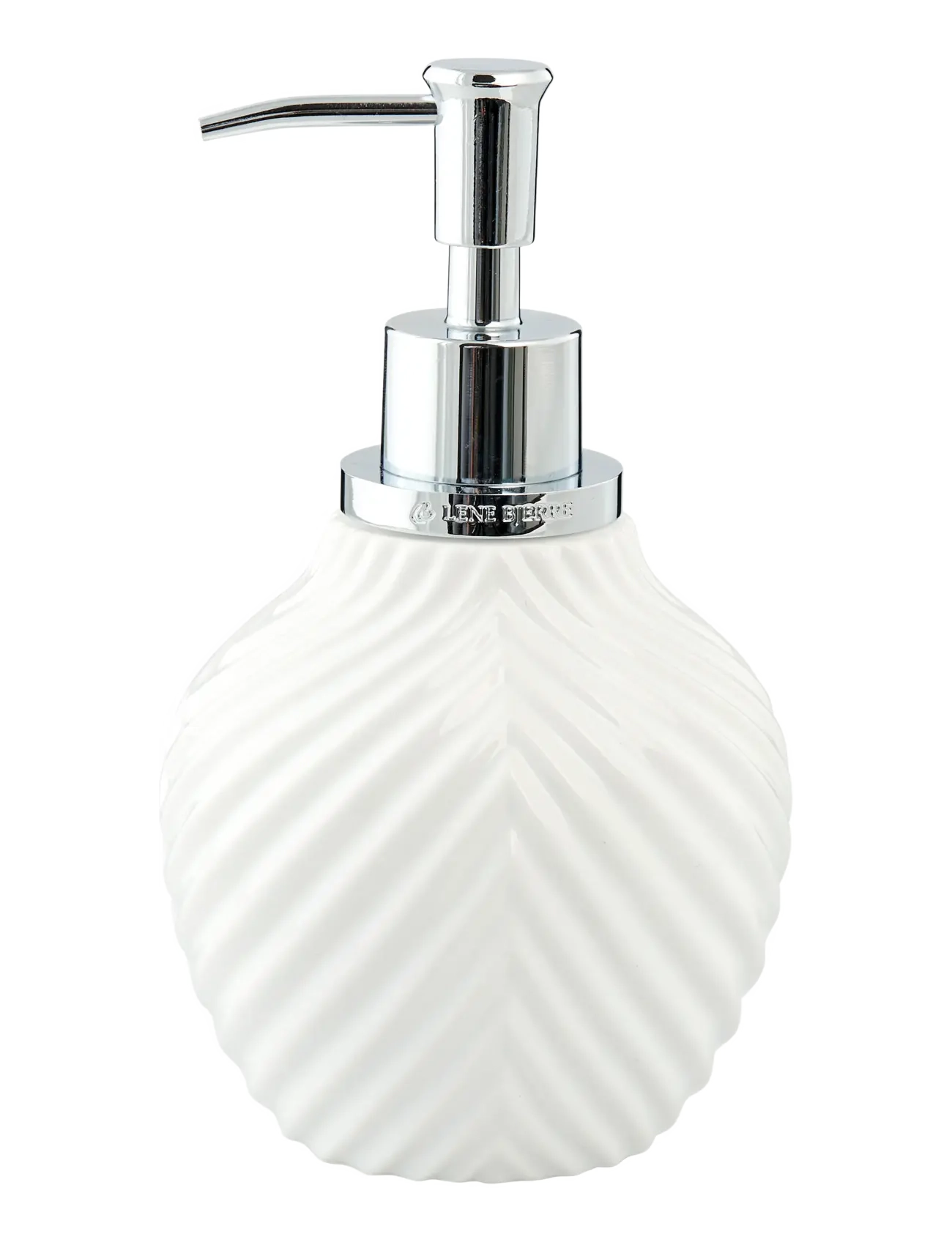 Lene Bjerre Milda Dispenser, 10X10X17.5, Bathroom Interior, Weiß - Soap Pumps & Cups, Homeware
