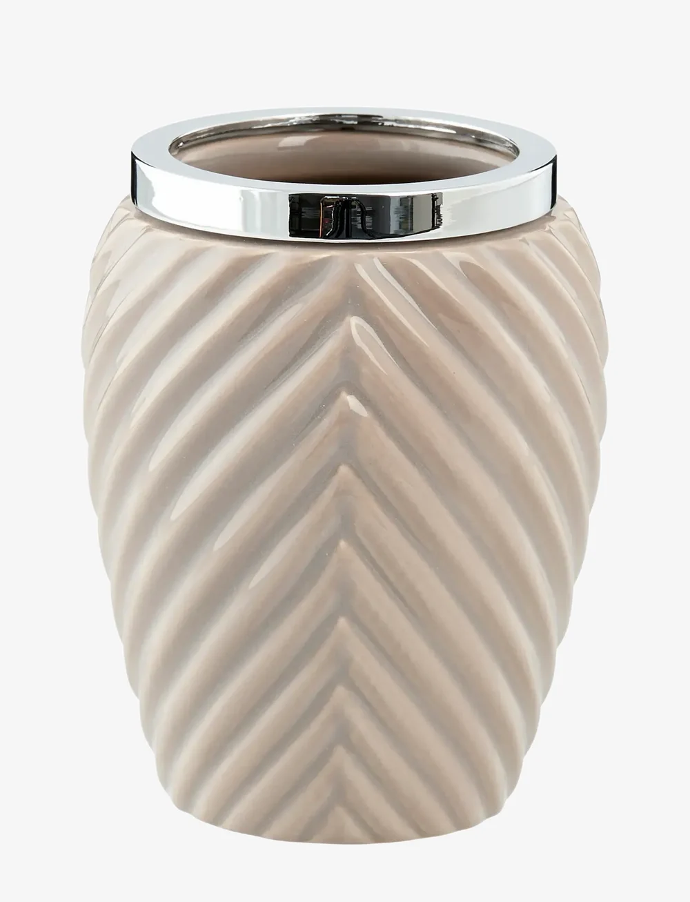 Lene Bjerre - Milda tumbler - tandborsthållare - driftw./silver - 0