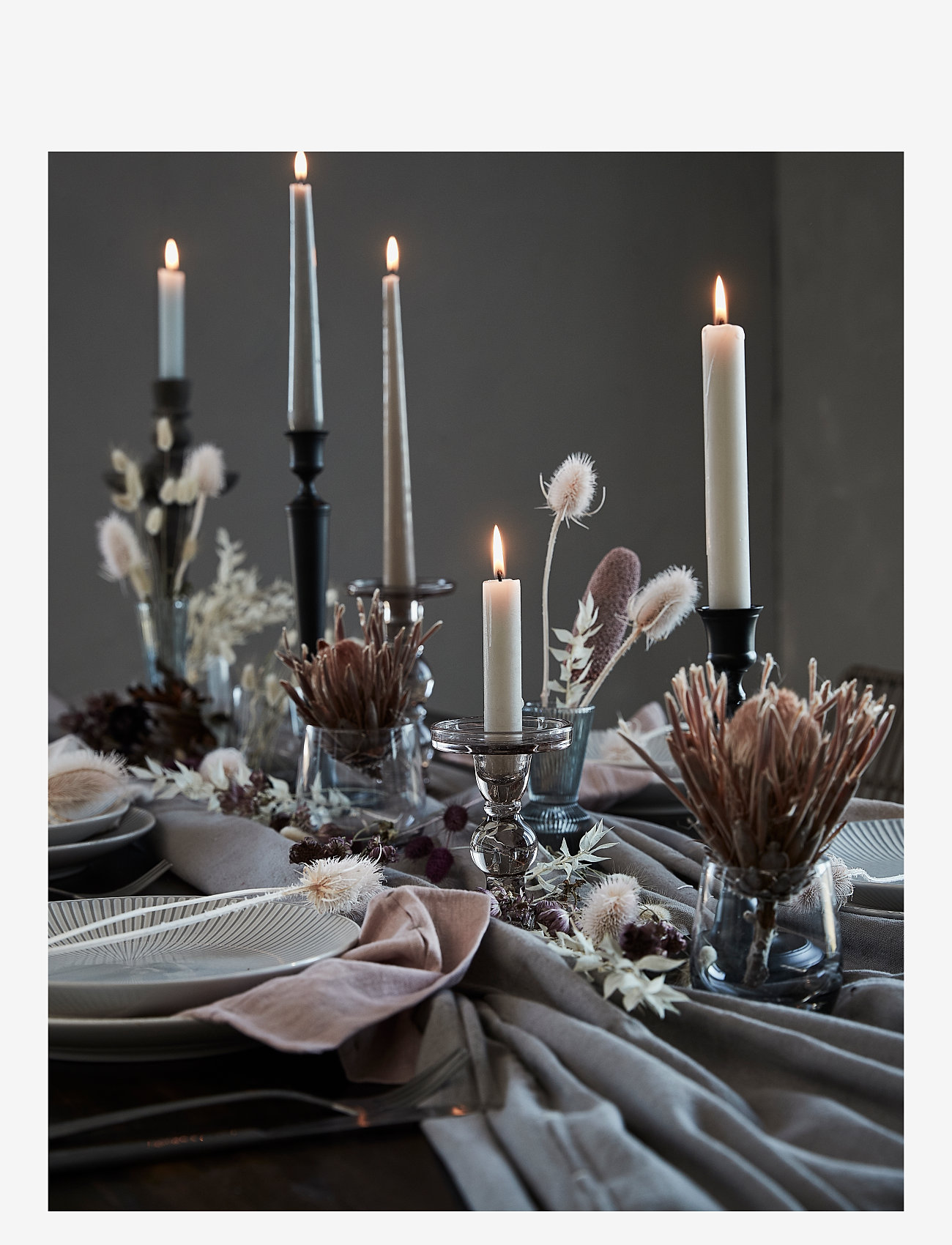 Lene Bjerre - Sivelle candlestick - bark - 1