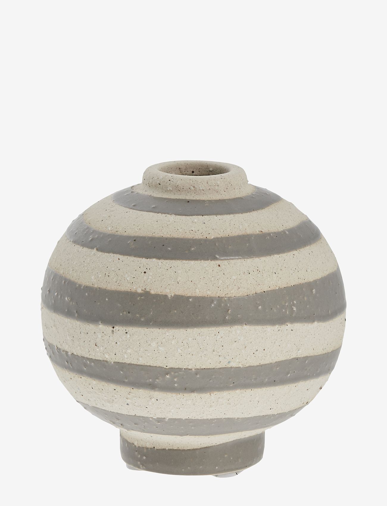 Lene Bjerre - Aniella decoration vase - små vaser - grey - 0