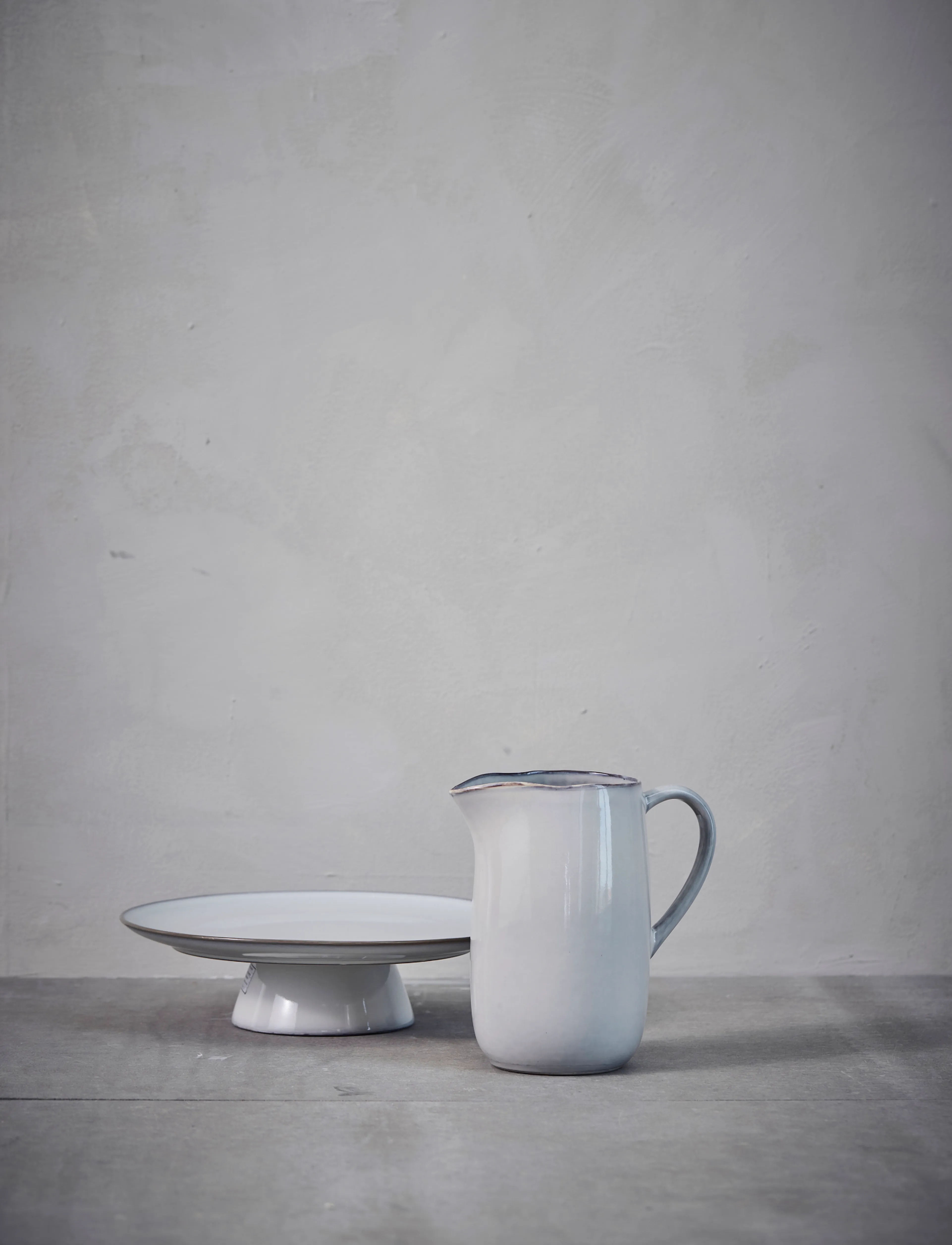 Lene Bjerre Amera Jug 9.5X9.5X20 Cm. White Sands, 9.5X 20X 9.5 cm, Jugs & Carafes, Weiß - Water Carafes Jugs, Homeware