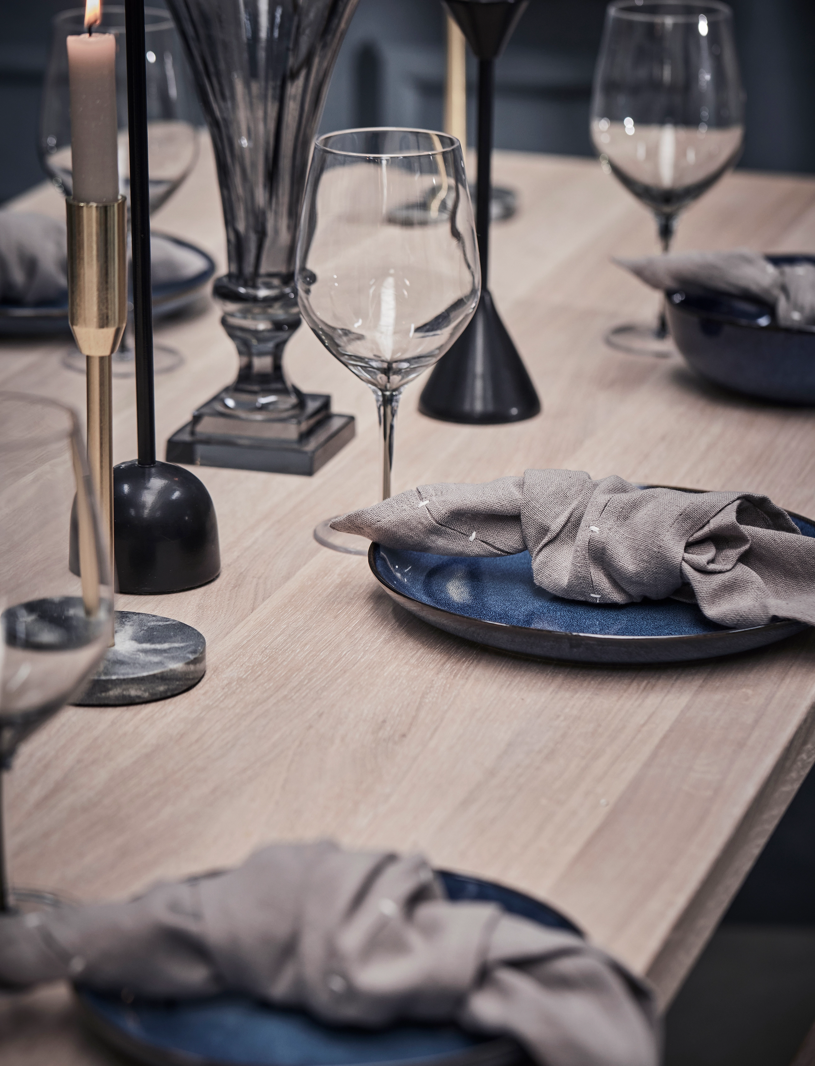 Lene Bjerre Amera Dinner Plate, Ø 26 cm x 26, Plates, Blau - Homeware