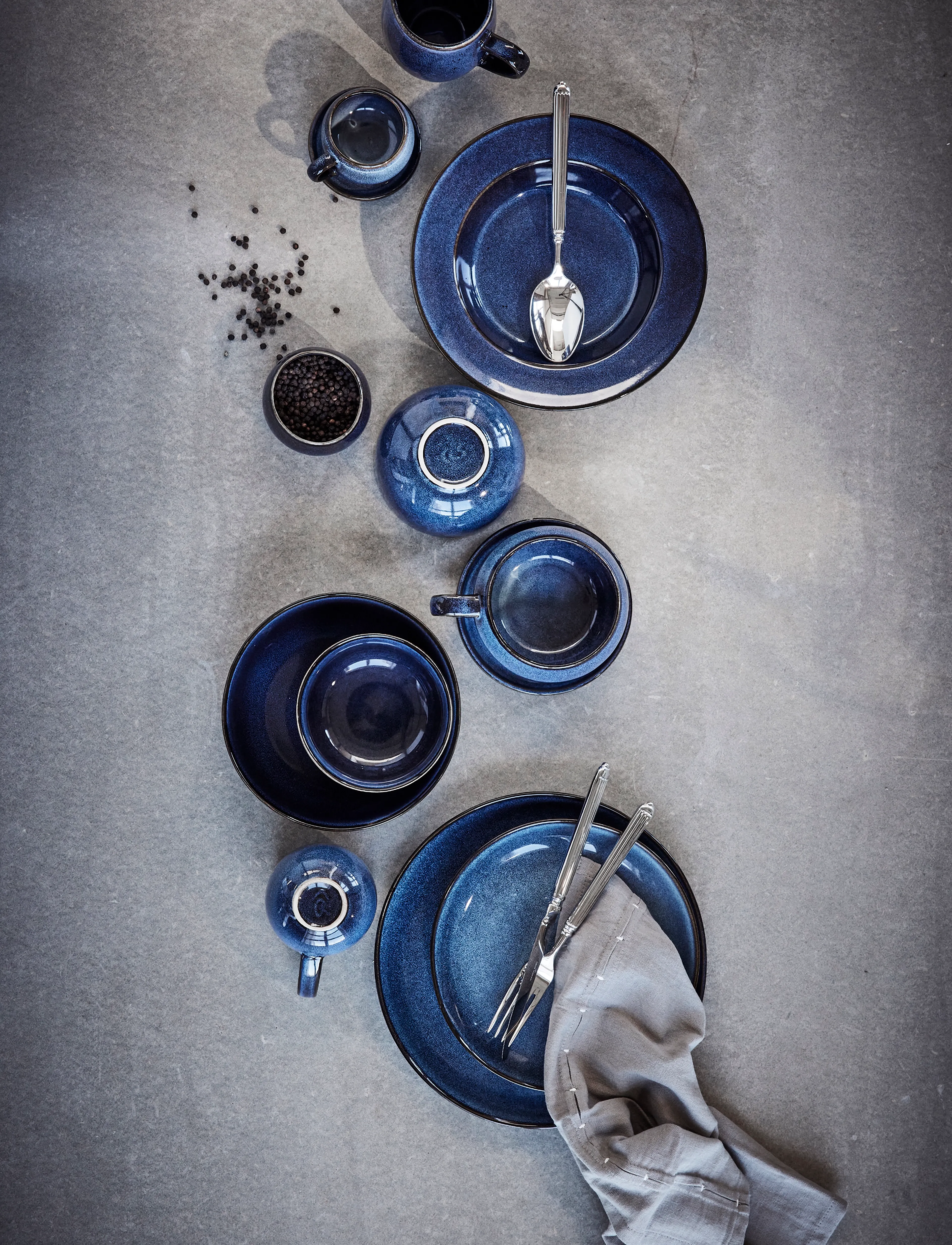 Lene Bjerre - Amera bowl 8x8x5 cm. Blue - serveerimisnõud - blue - 3