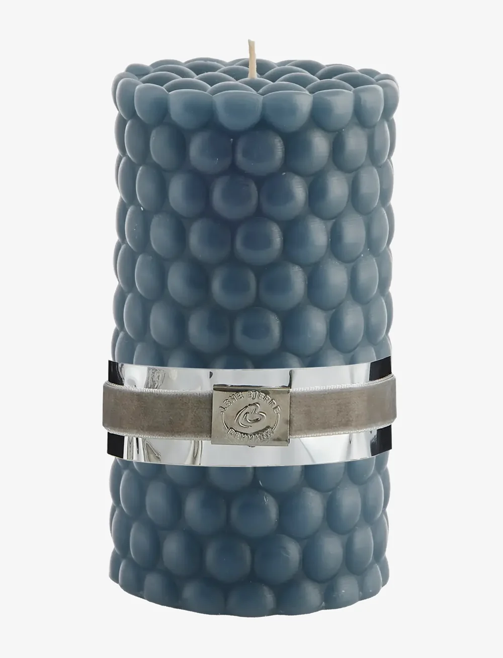 Lene Bjerre - Dotsie pillar candle - køb efter pris - blue - 0
