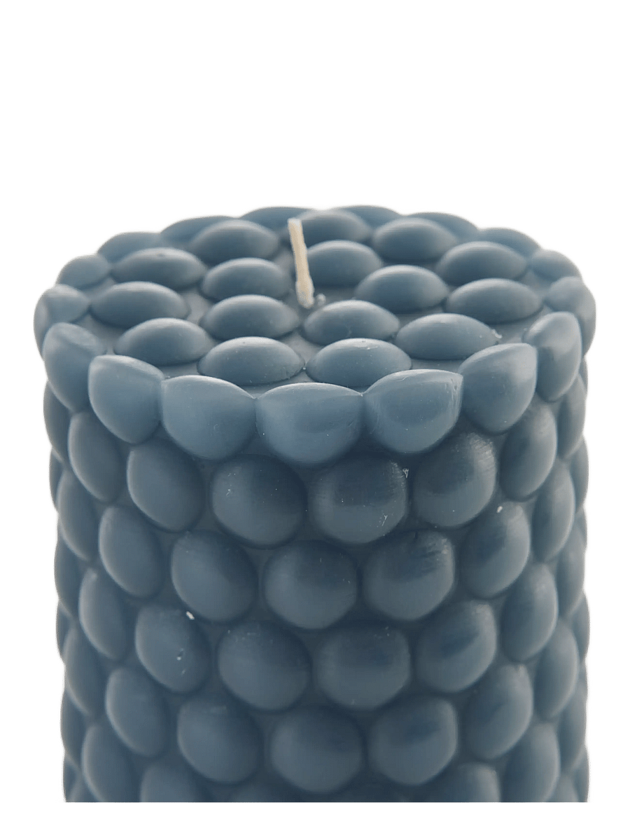 Lene Bjerre - Dotsie pillar candle - kronljus - blue - 1