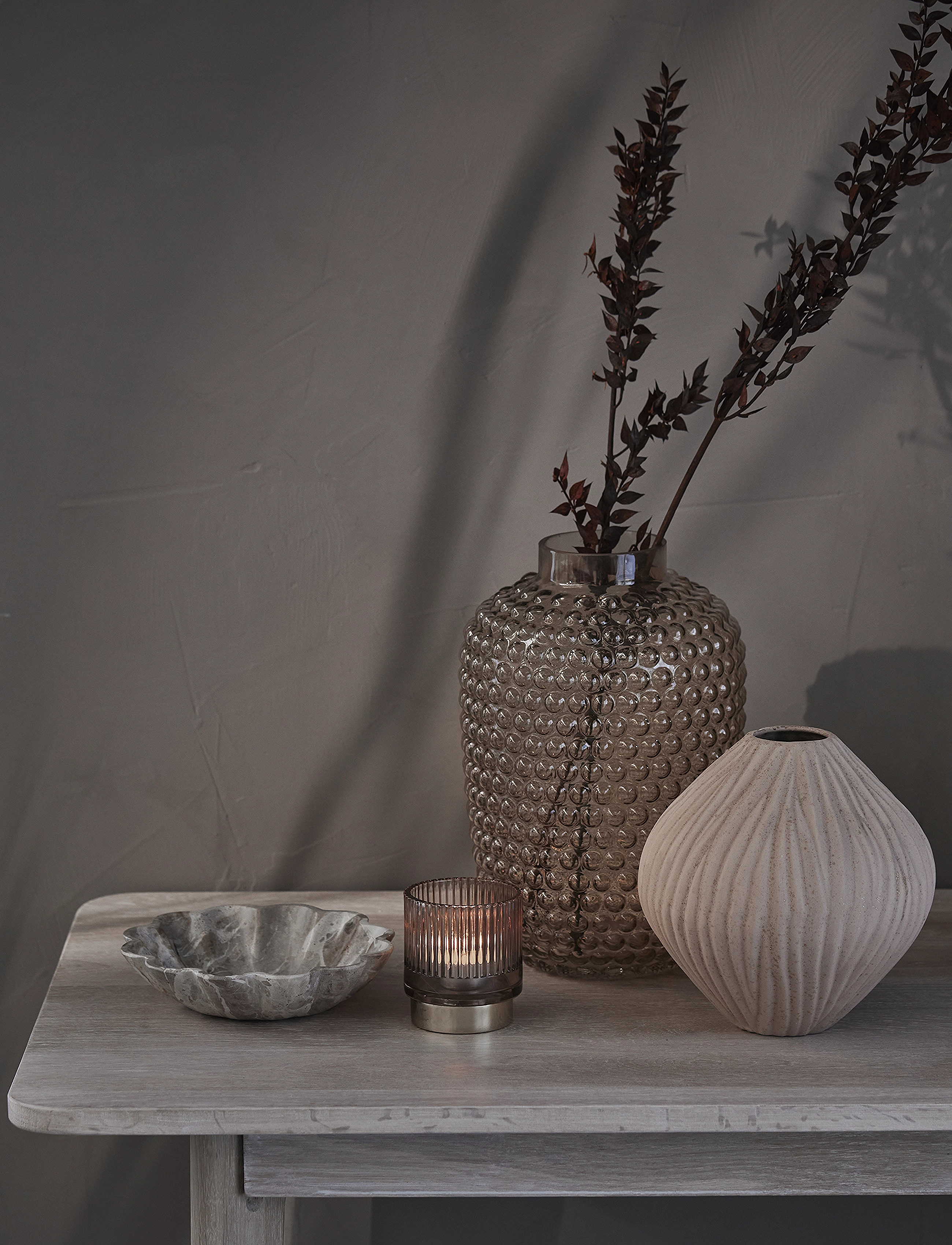 Lene Bjerre - Ellia bowl - pyntefat - linen - 2