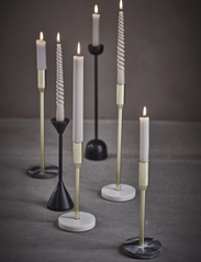 Lene Bjerre - Ellia candlestick - kynttilänjalat - white/l. gold - 1
