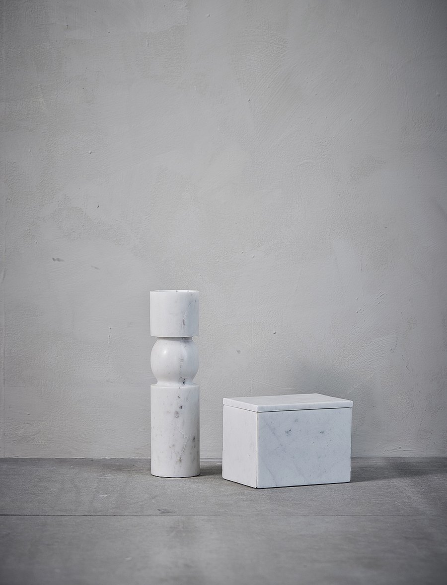 Lene Bjerre - Ellia candlestick - white - 1