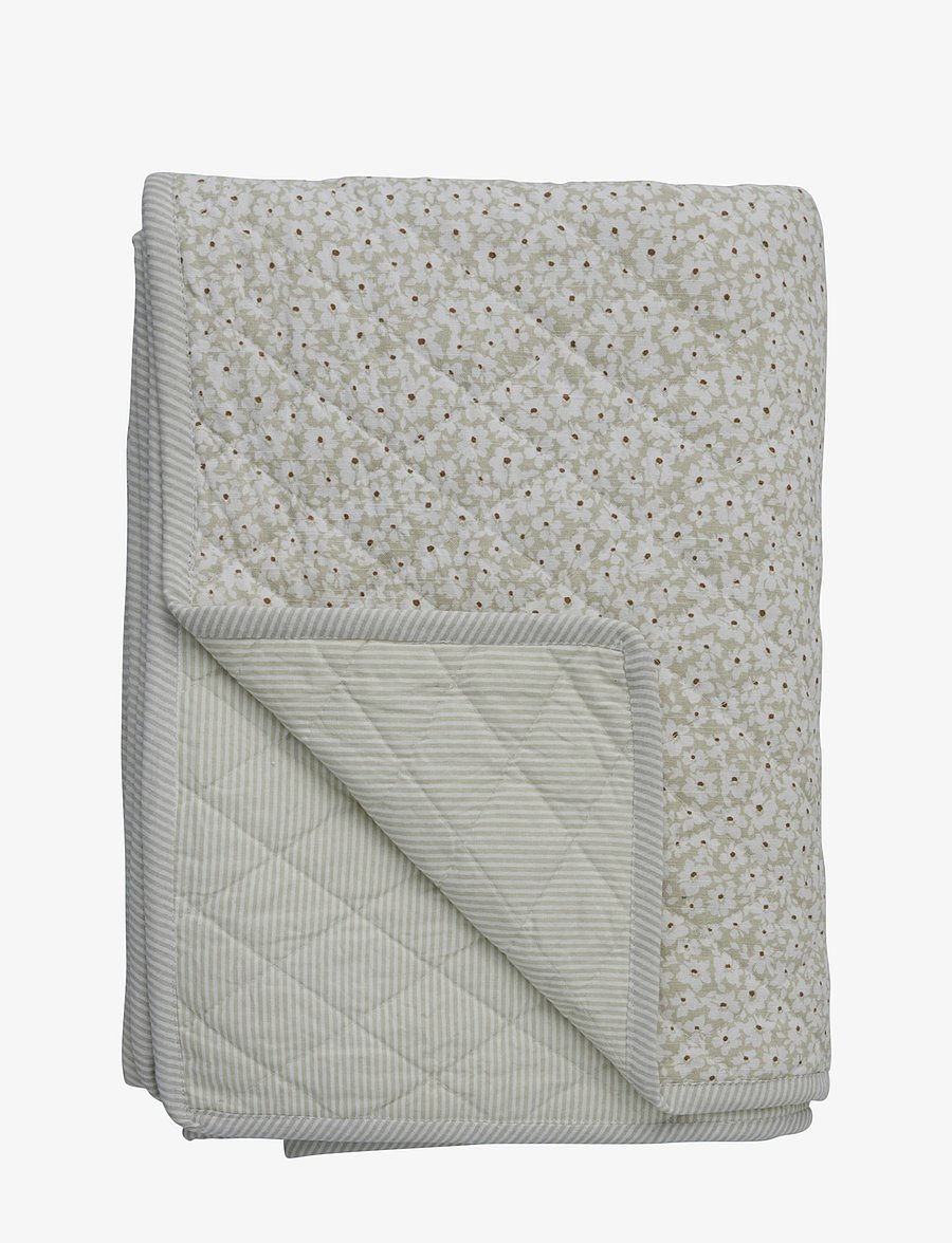 Lene Bjerre - Liberte throw - möbel - linen/white - 1