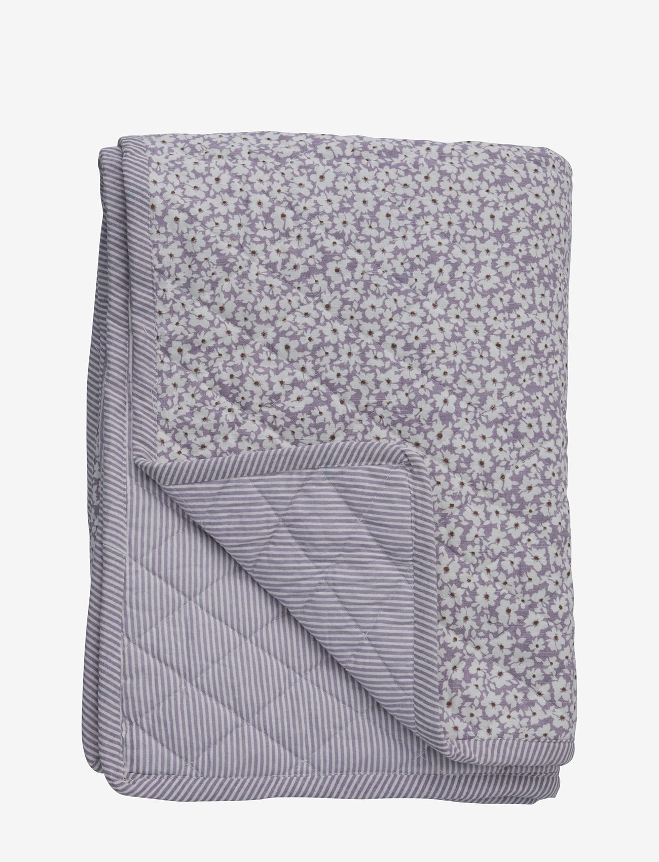 Lene Bjerre - Liberte throw - shop etter pris - lilac/white - 0
