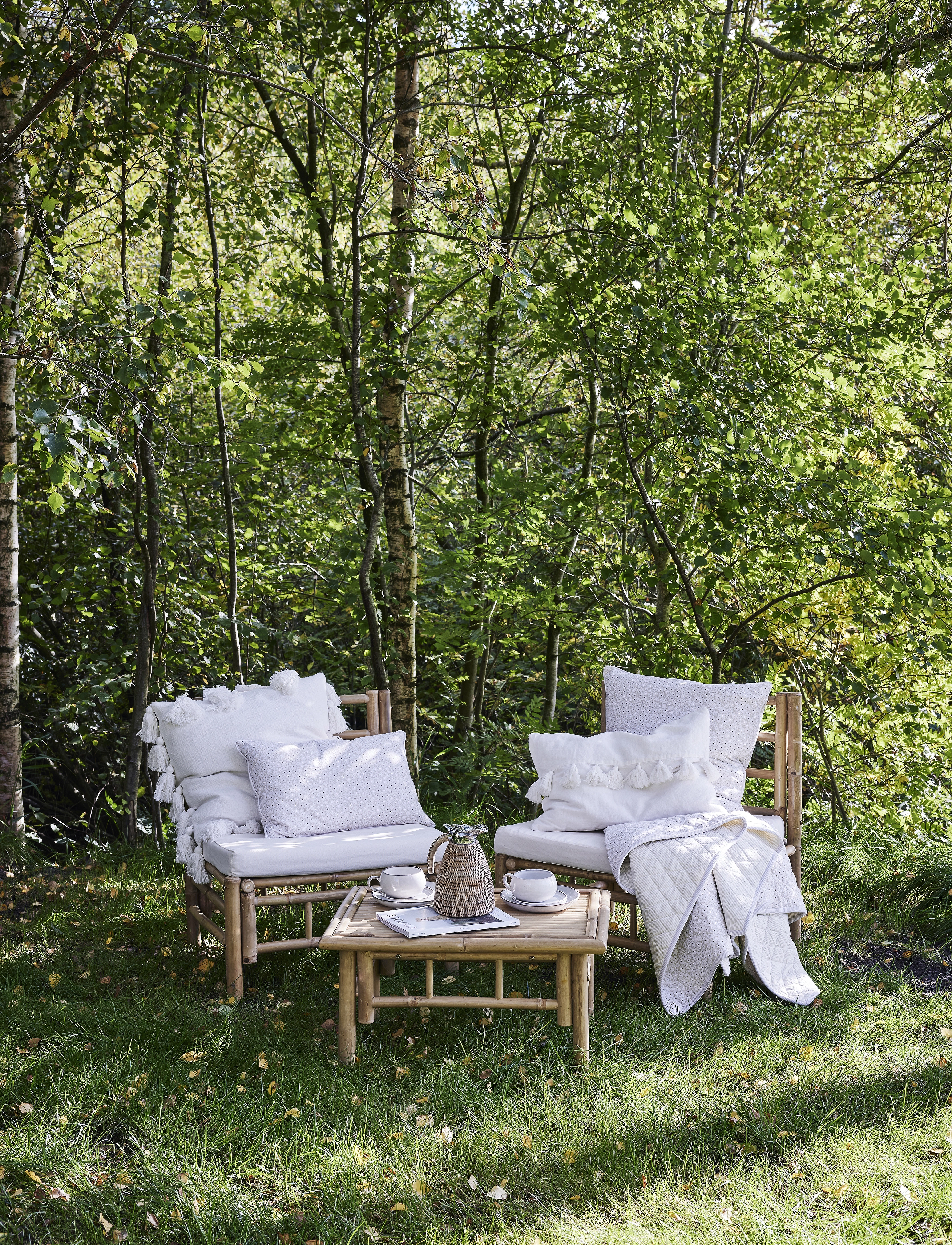 Lene Bjerre Liberte Throw, 130X170 cm, Cushions & Blankets, Lila - Blankets Throws, Homeware