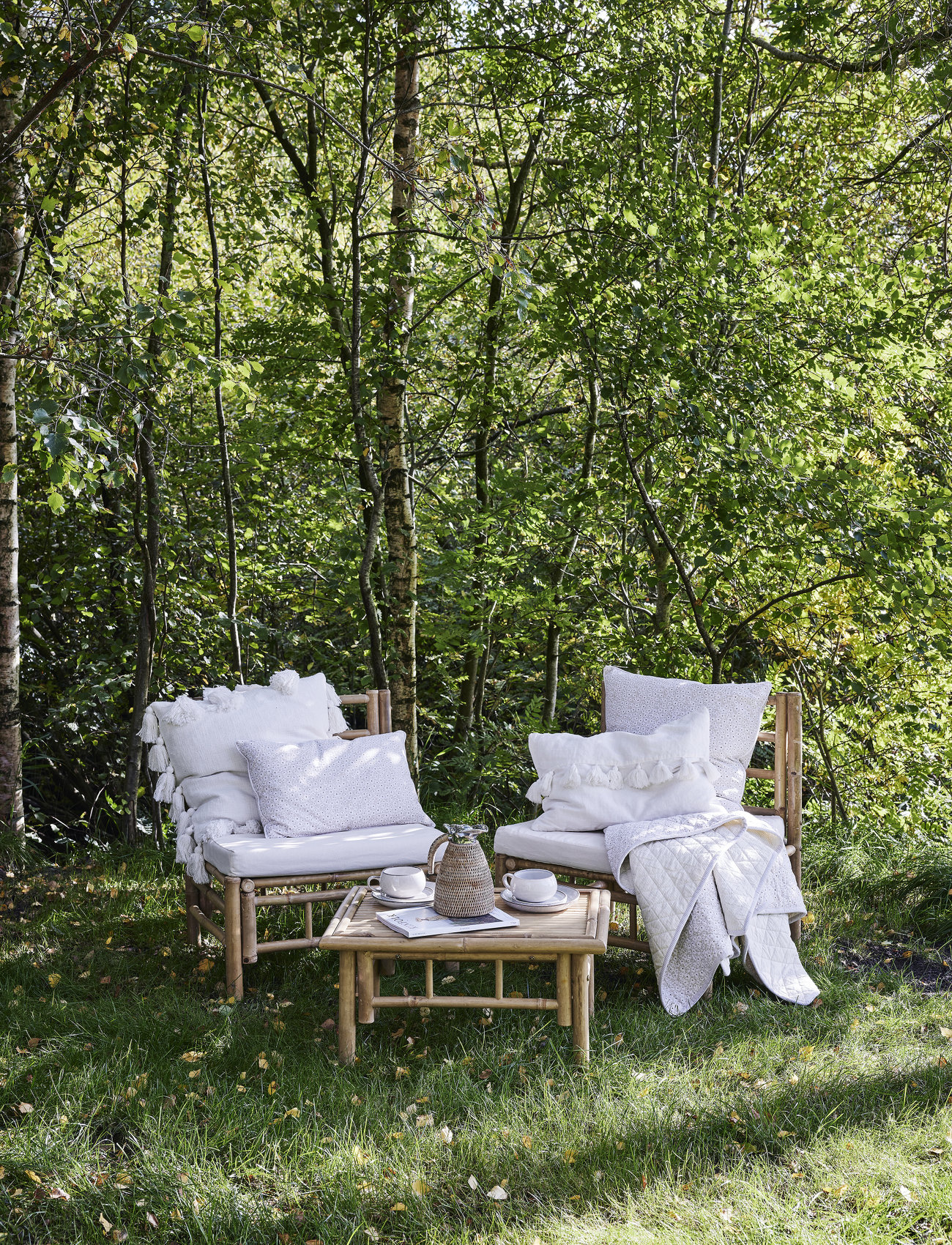 Lene Bjerre - Felinia cushion - cushions - off white - 1