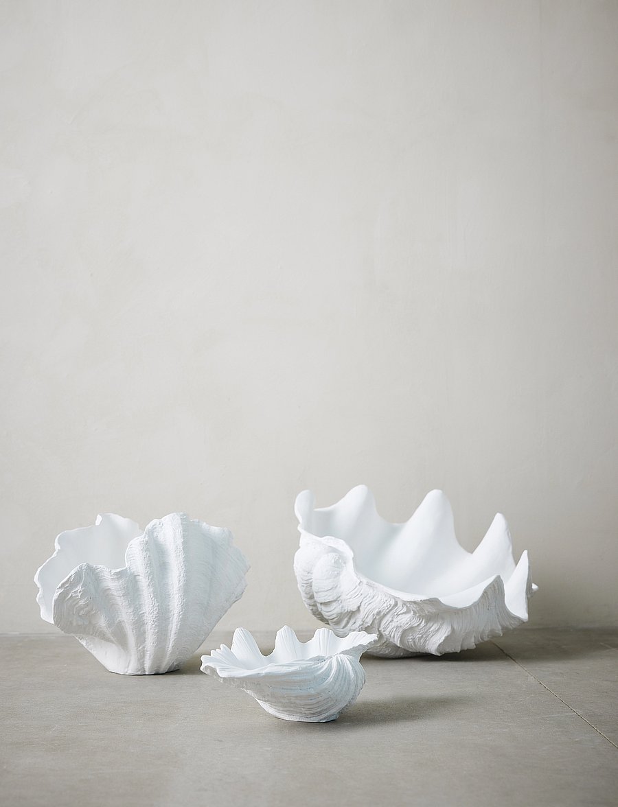 Lene Bjerre - Shella decoration shell - figuri ja skulptuurid - white - 2