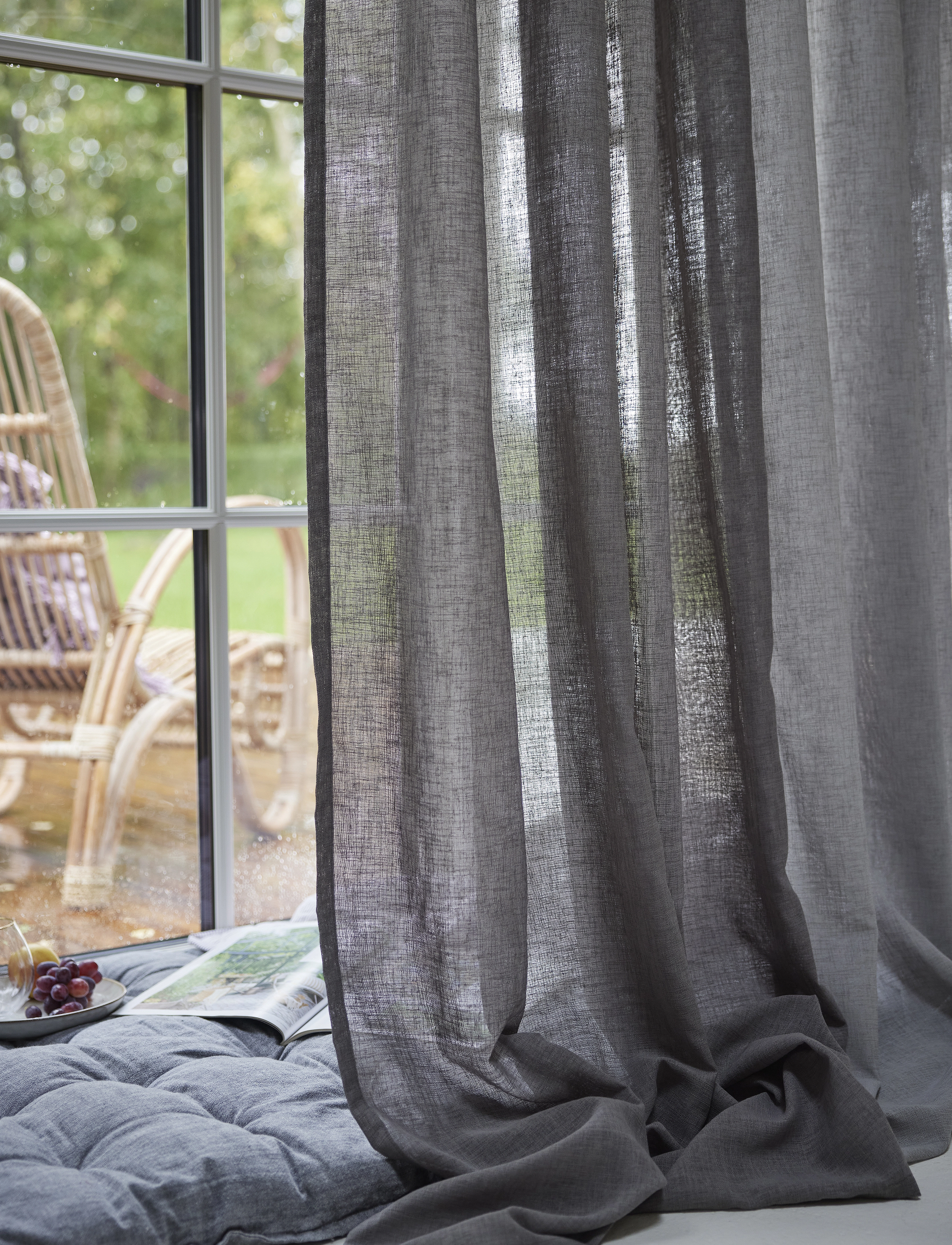 Lene Bjerre Felima Mattress, 190X70X7, Textiles, Blau - Seat Pads, Homeware