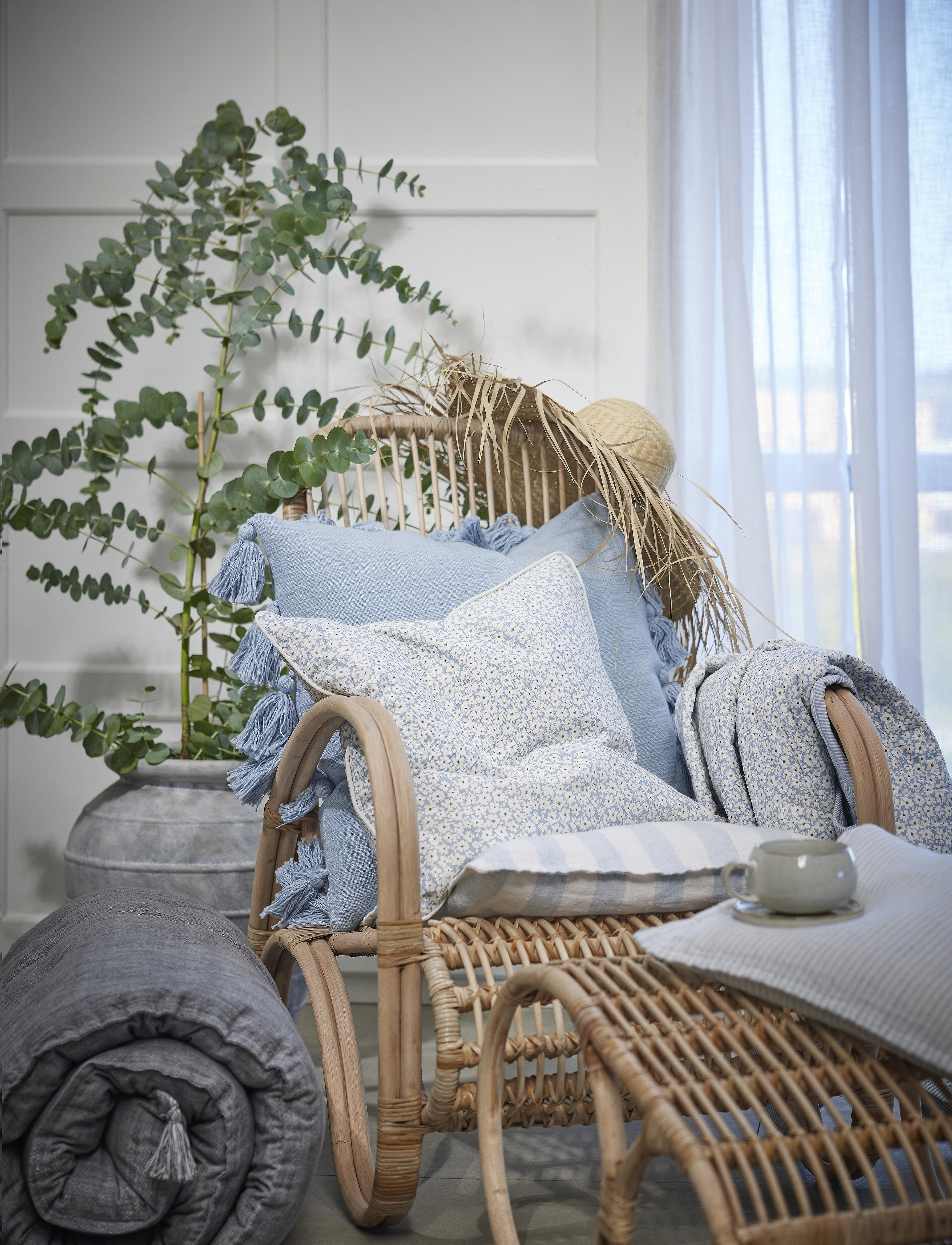 Lene Bjerre - Felima mattress - stolputer - linen - 5