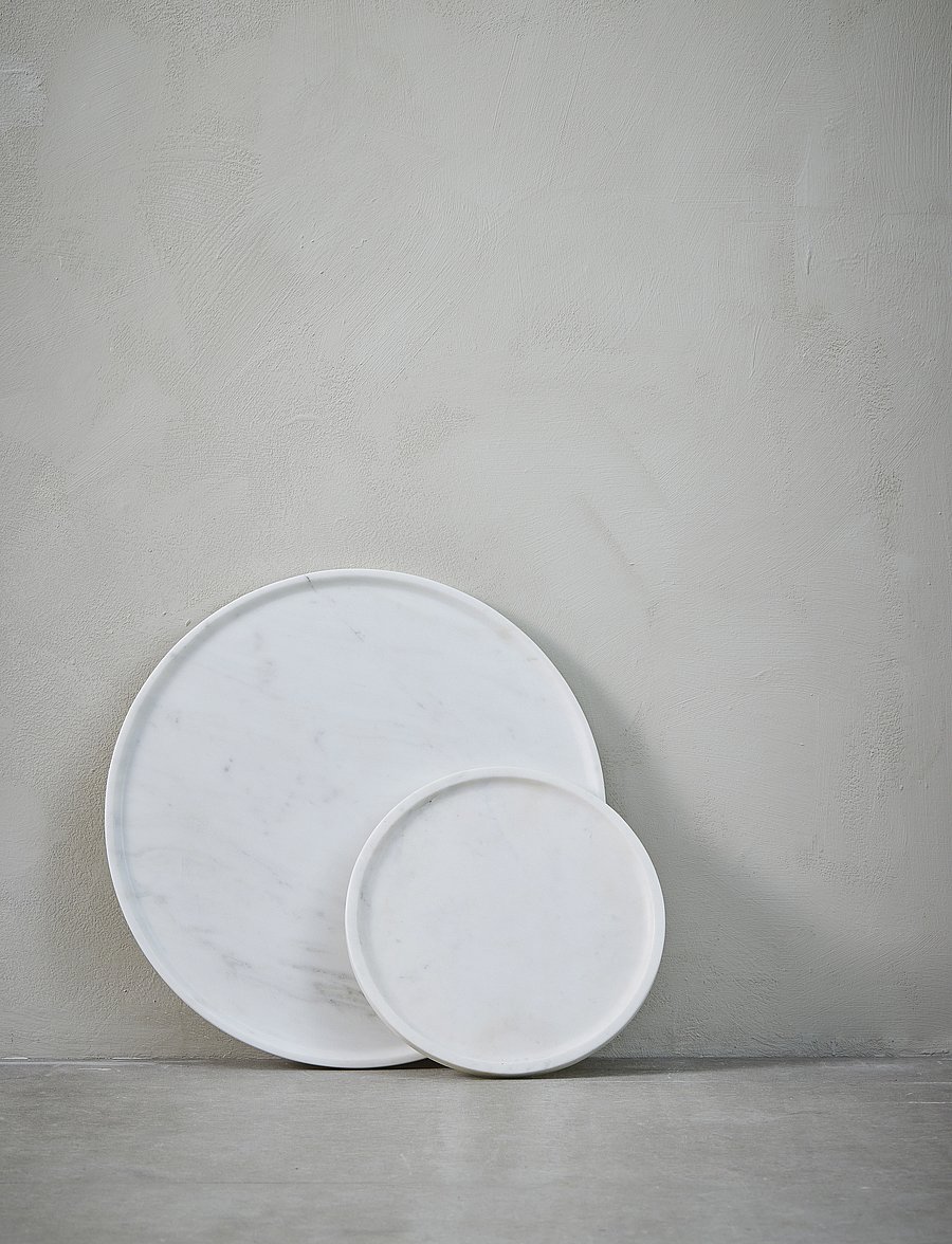 Lene Bjerre - Ellia tray - tabletts - white - 0