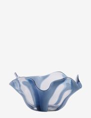 Domia decoration bowl - BLUE/CLEAR