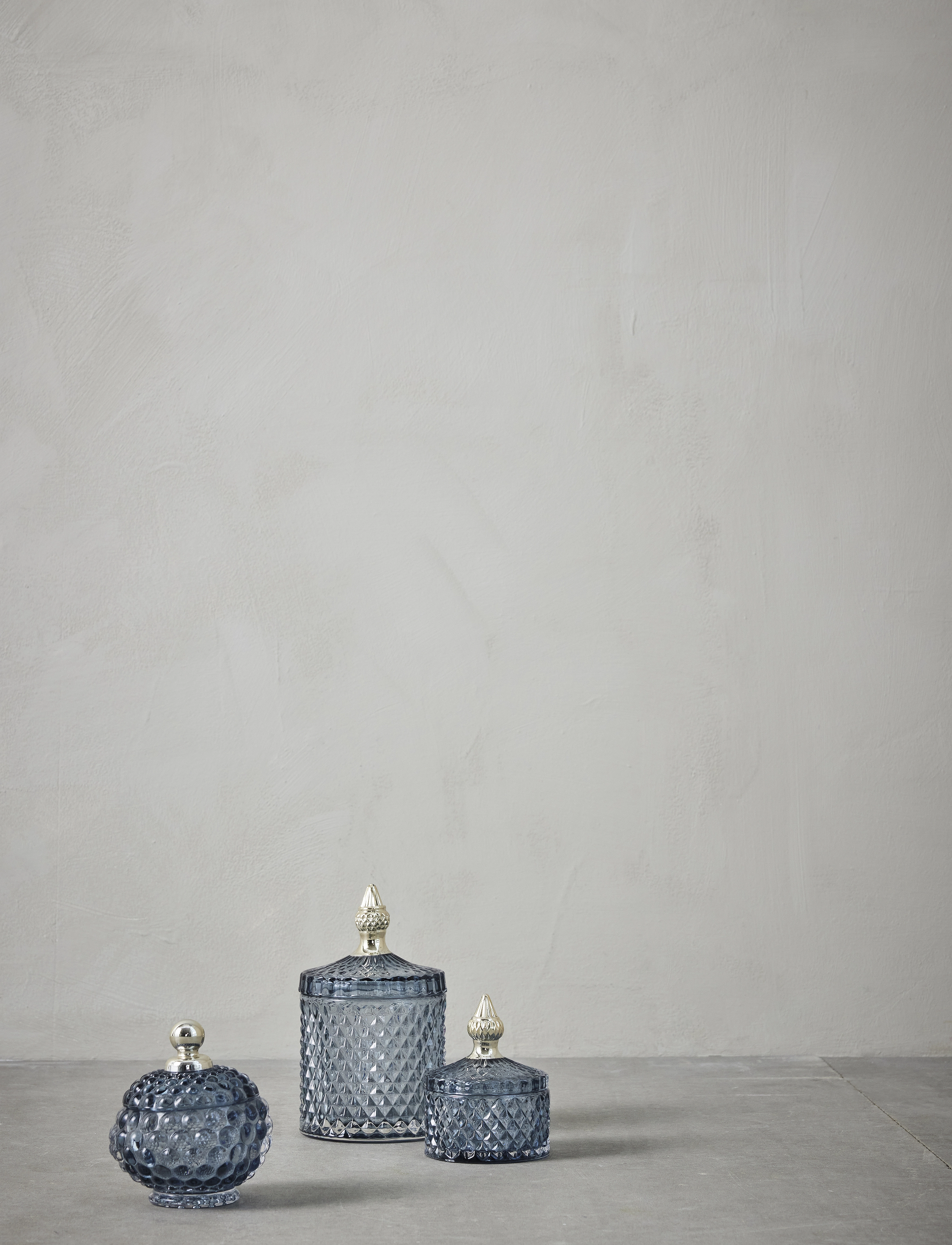 Lene Bjerre Miya Jar, One Size, Blue, Opbevaring > Minibokse, Unisex
