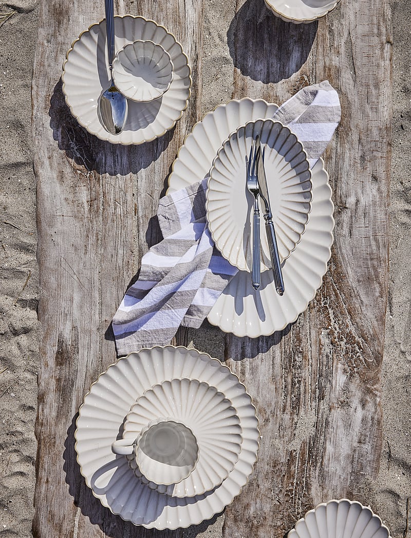 Lene Bjerre - Camille lunch plate - frühstücksteller - off white - 4