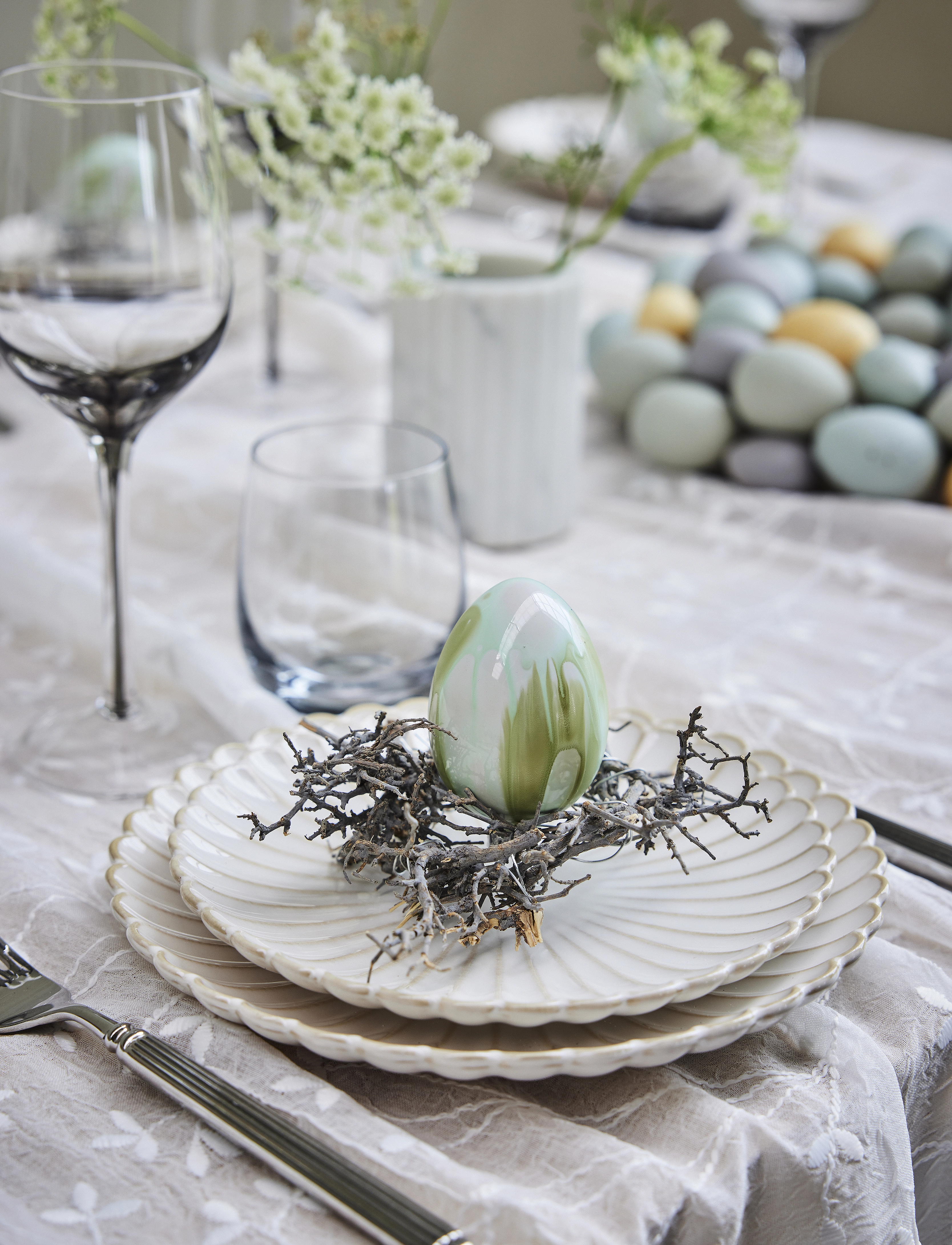 Lene Bjerre - Camille-jälkiruokalautanen - leipälautaset - off white - 5