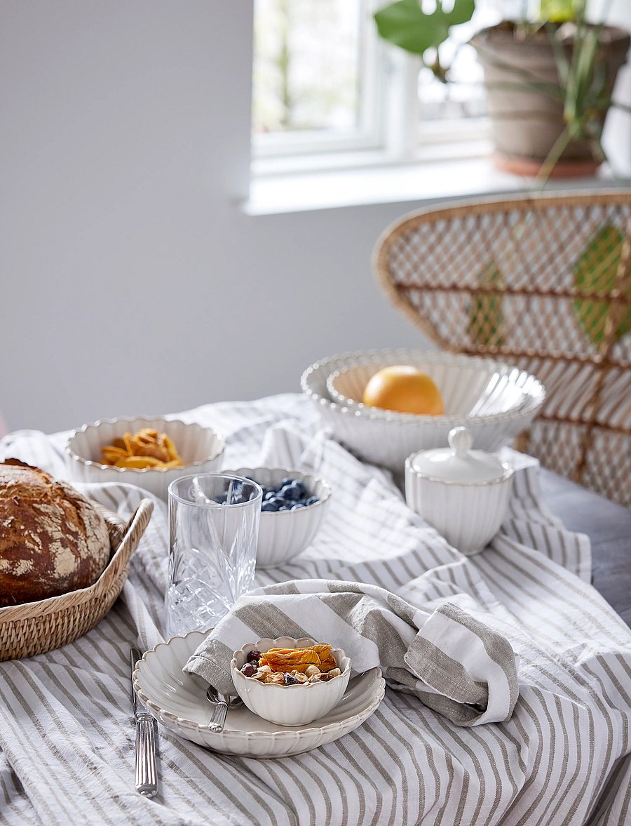 Lene Bjerre - Camille sugar bowl 10x10x12 cm. Off White - suhkrutoosid - white - 2