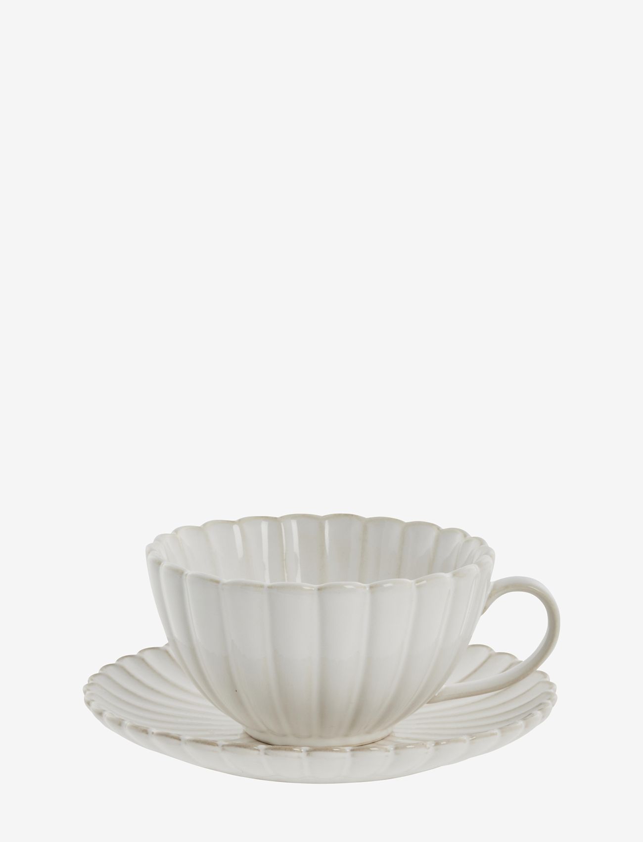 Lene Bjerre - Camille cup/saucer - teetassen - off white - 1