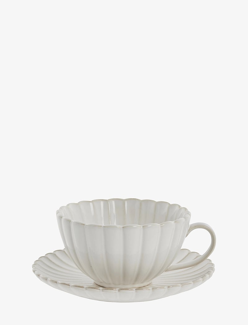Lene Bjerre - Camille cup/saucer - teetassen - off white - 1