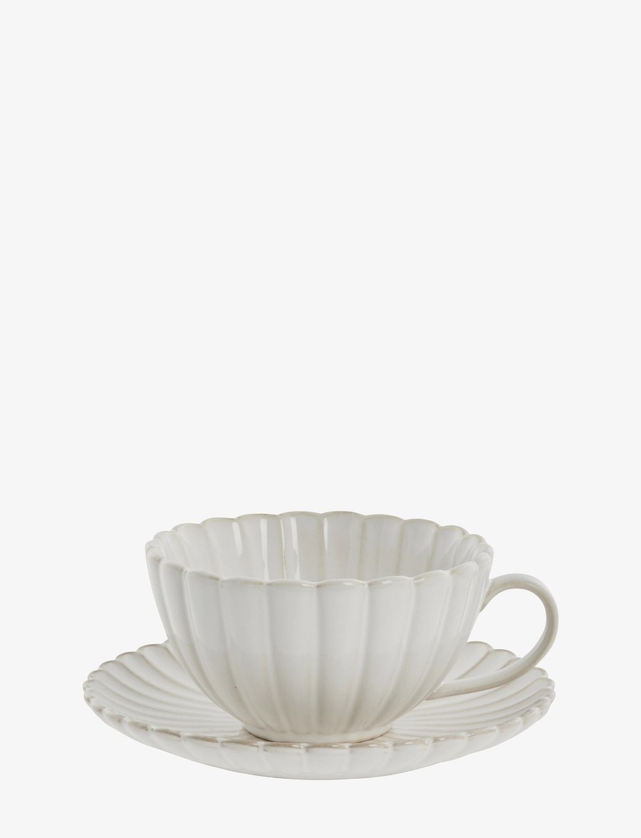 Lene Bjerre - Camille cup/saucer - teetassid - off white - 1