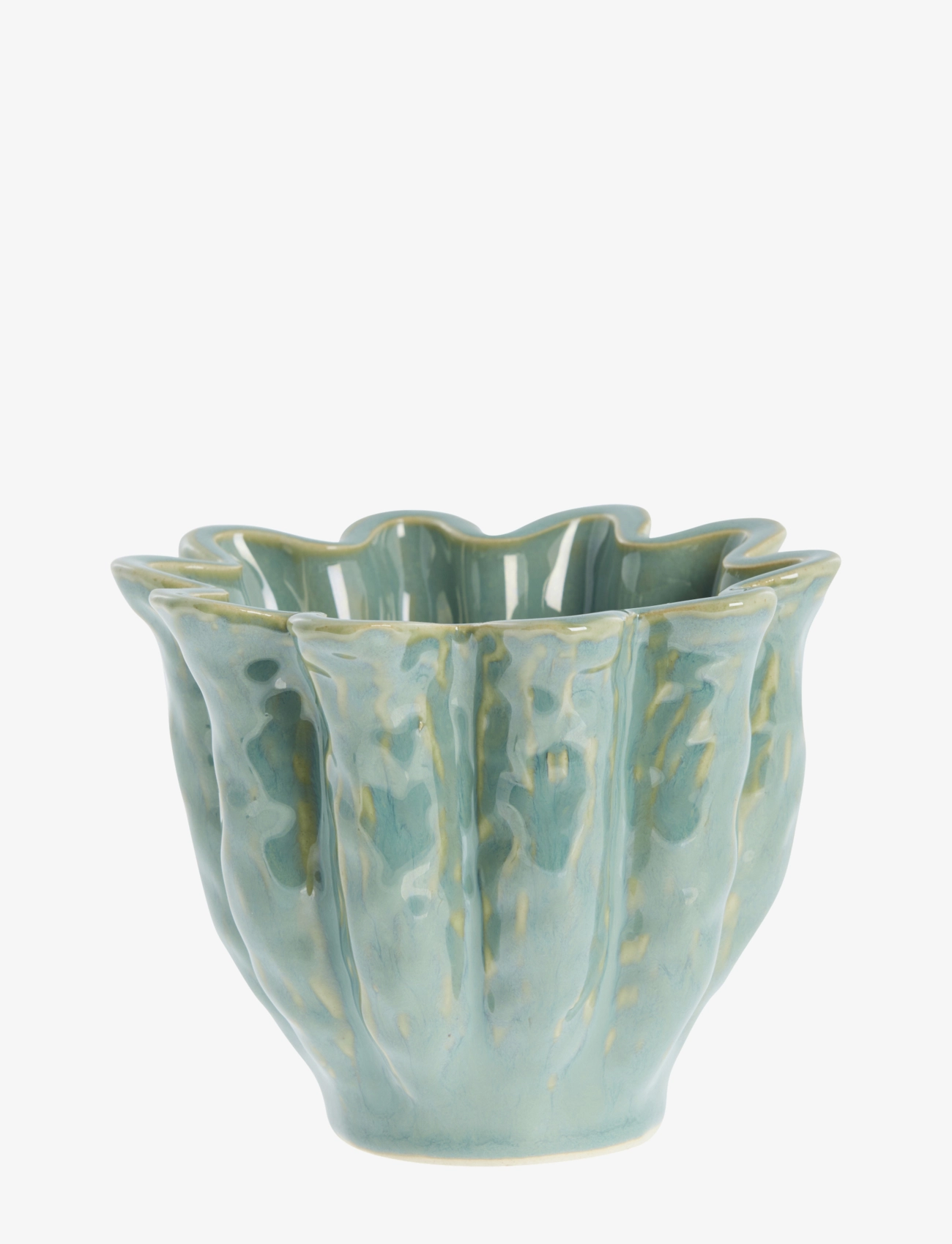 Lene Bjerre Vielle Skjuler, Flower Pots, Grøn, Str: 14X14X11.5CM