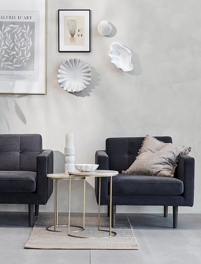 Lene Bjerre - Viola bowl - dekoschalen - linen/white - 2