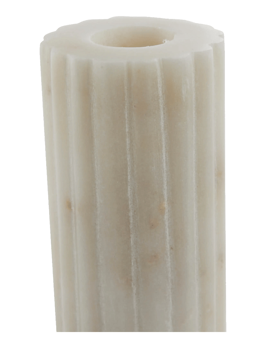 Lene Bjerre - Eliana candlestick 4.5x4.5x12.5 cm. White - küünlajalad - white - 1
