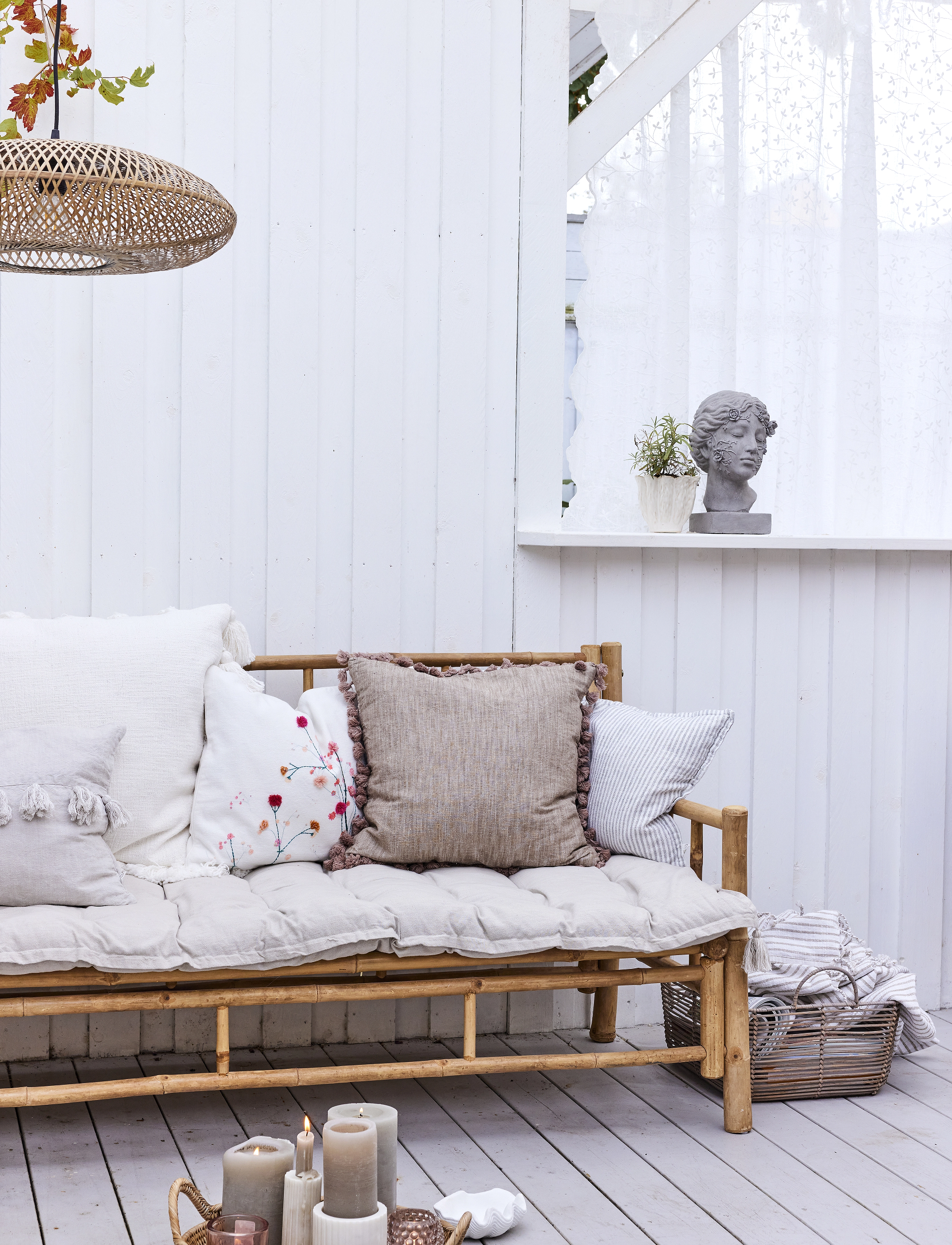 Lene Bjerre - Eliana candlestick - kertastjakar - white - 2