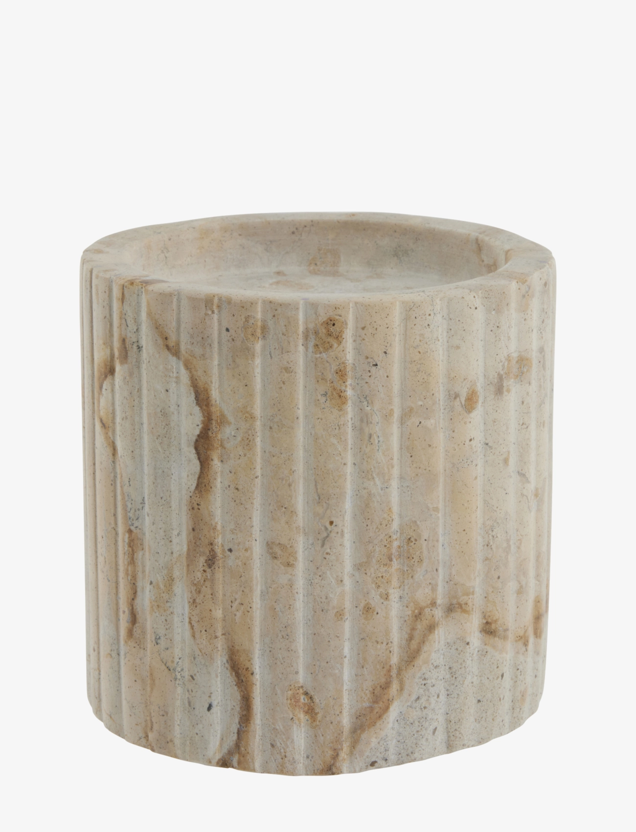 Lene Bjerre Eliana Dekoration, Lysestage, Beige, Str: H10CM