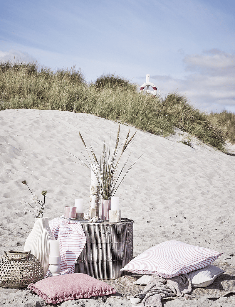 Lene Bjerre - Eliana candlestick - kandelaars - linen - 1