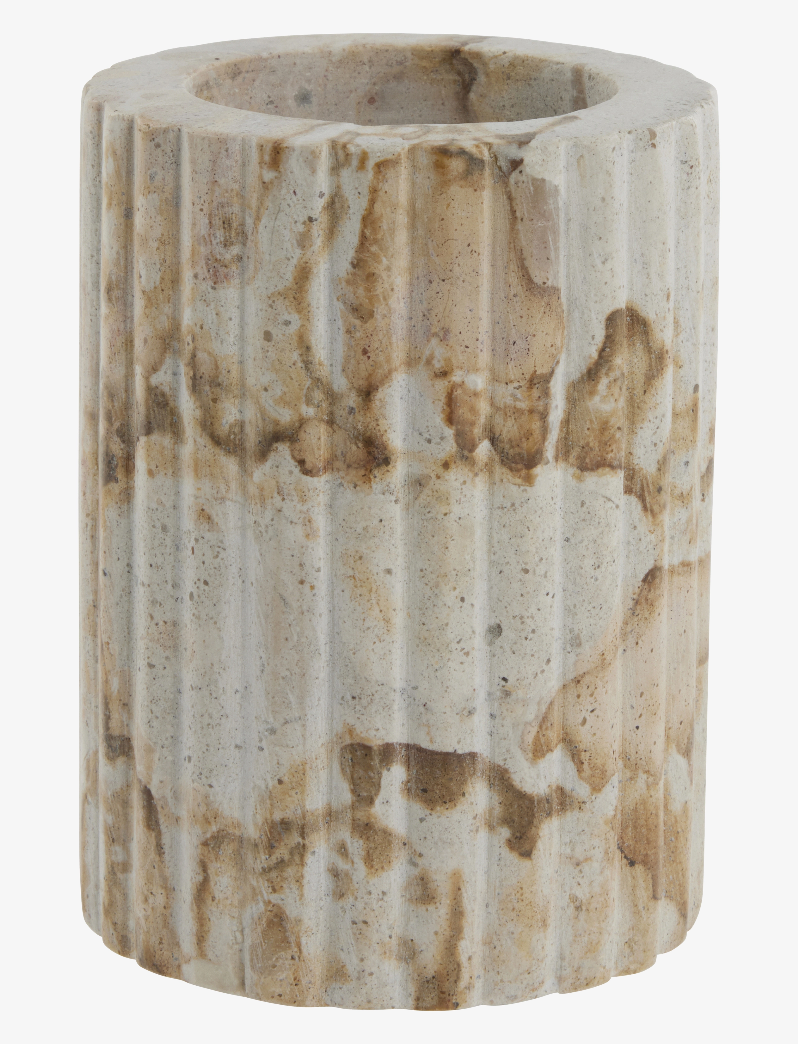 Lene Bjerre Eliana Tandkrus, Tandbørsteholder, Brun, Str: 8X8X10.5CM