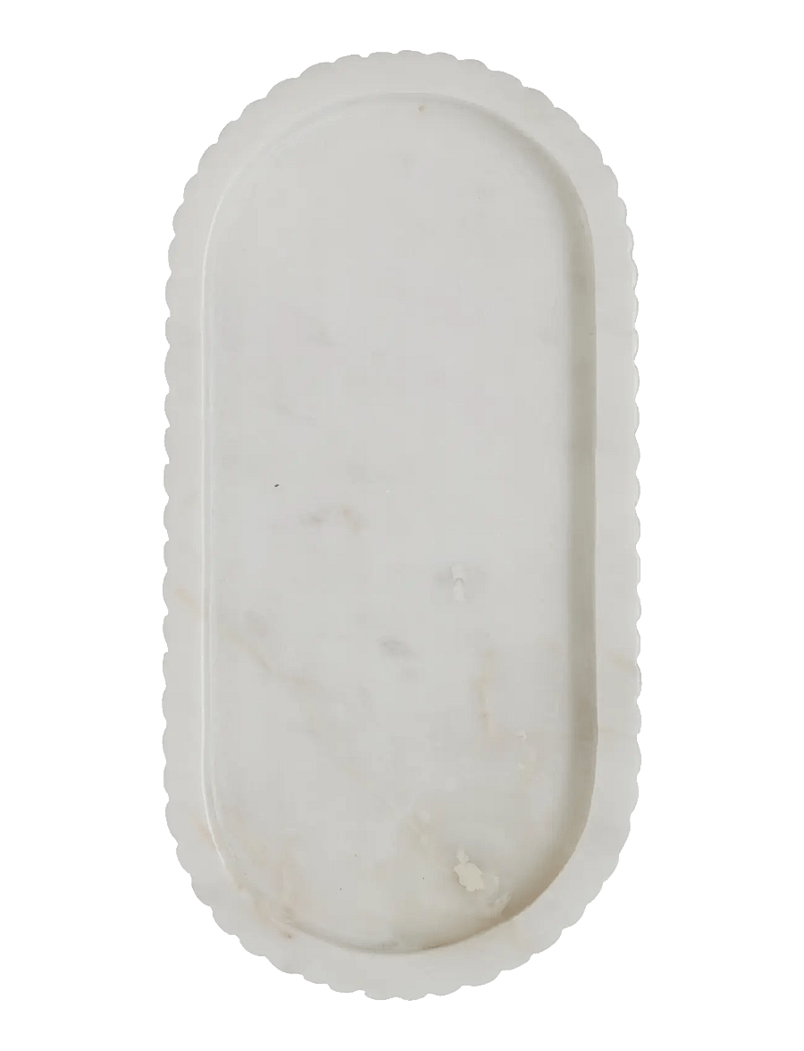 Lene Bjerre - Eliana tray 25x12.5x2.5 cm. White - kandikud - white - 1