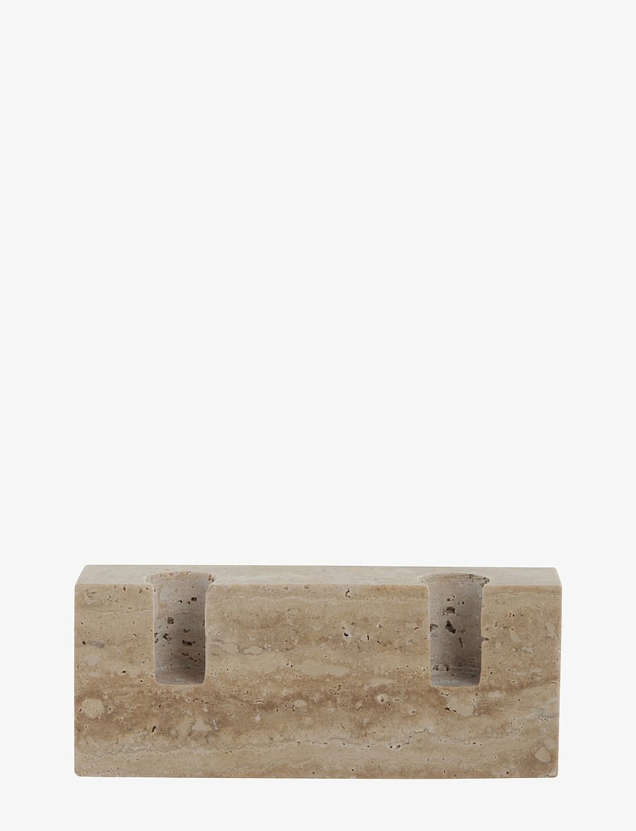 Lene Bjerre - Travina candlestick - kerzenständer - linen - 0
