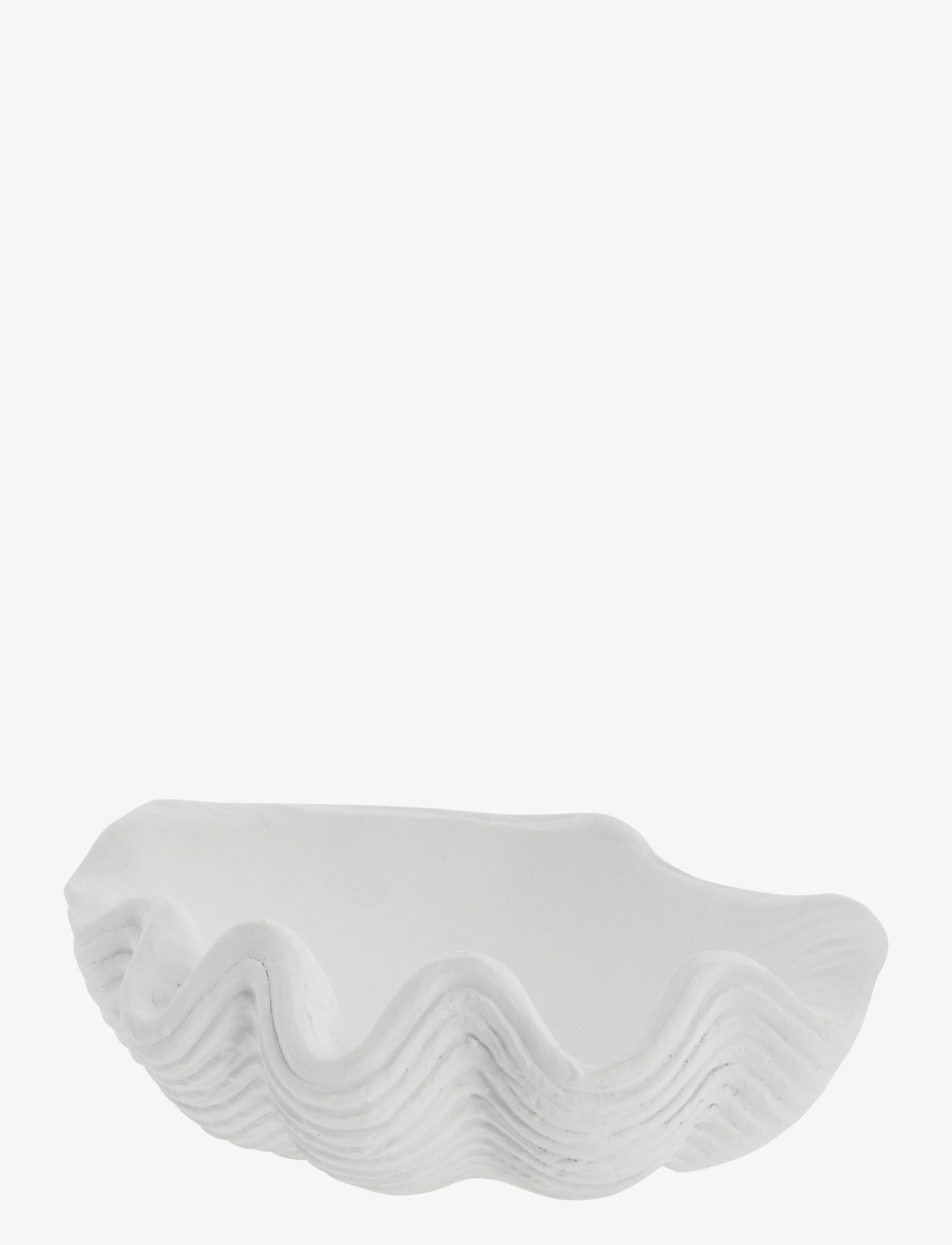 Lene Bjerre Shella Vaskeklud, Porcelænsfigur og -skulptur, Hvid, Str: 14.5X12X5.5CM
