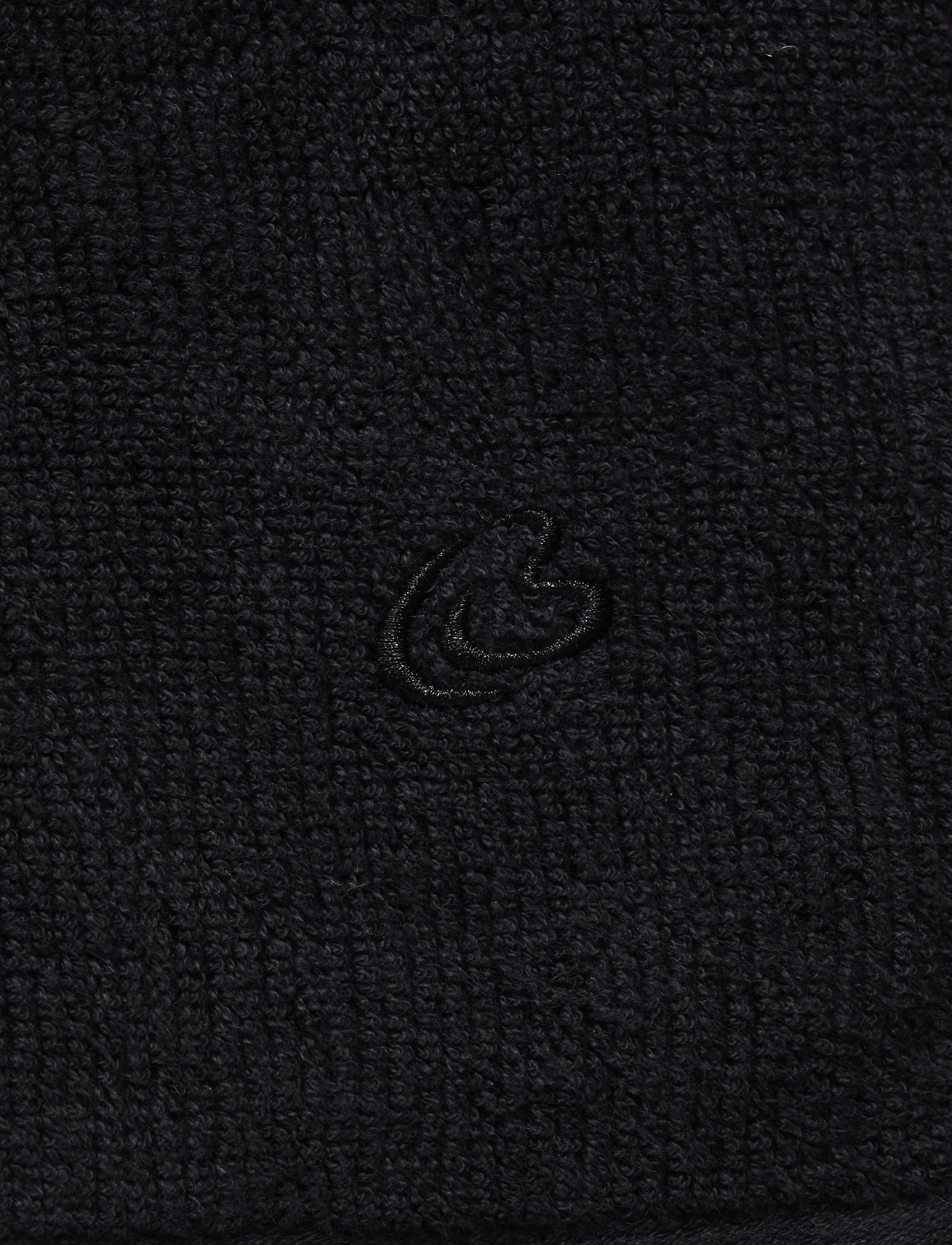 Lene Bjerre - Molli towel - badlakens - black - 2