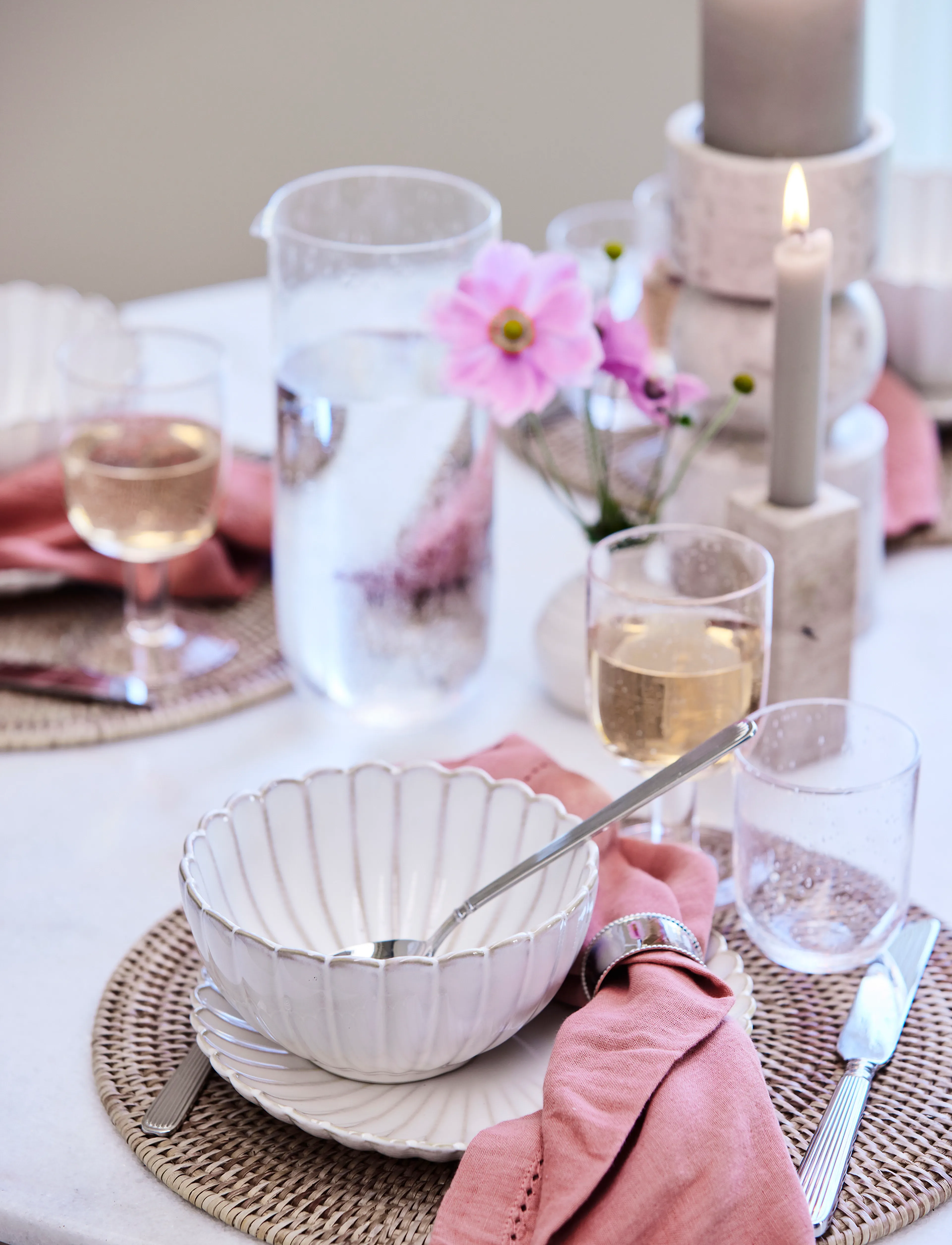 Lene Bjerre Sigrid Napkin Ring 4.5X4.5X3 Cm. Silver, 4.5X 3X 4.5 cm, Dining & Table Accessories, Silber - Rings Holders, Homeware