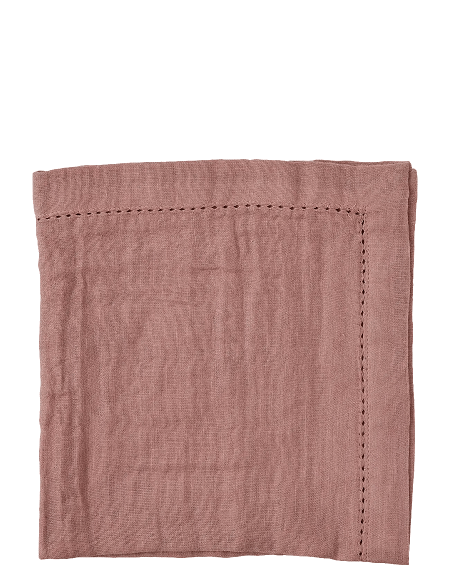 Lene Bjerre - Angela napkin 45x45x cm. Rose Tan - linased ja puuvillased salvrätikud - pink - 1