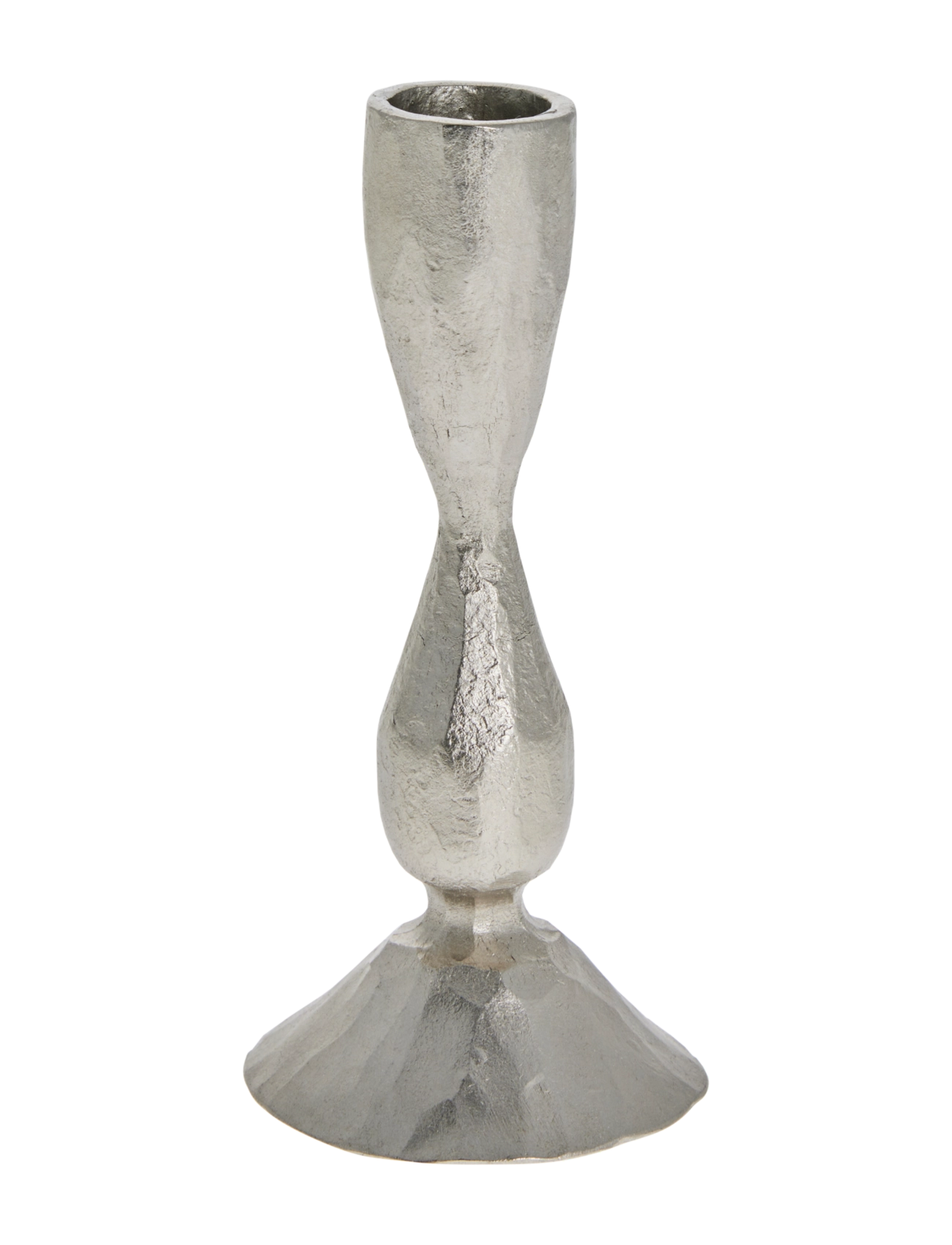 Lene Bjerre Ingrid candlestick 4x4x8.5 cm. Silver - Einrichtung - SILVER / silver