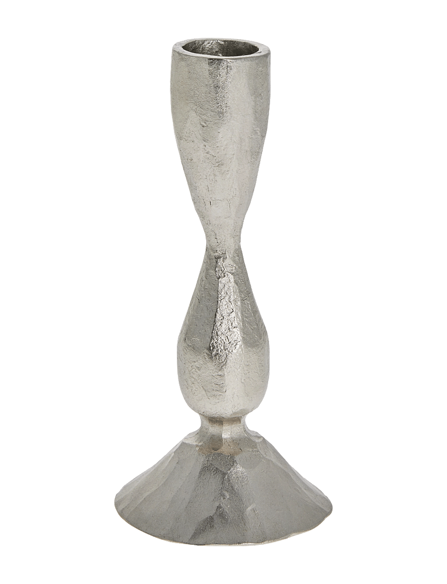 Lene Bjerre - Ingrid candlestick 4x4x8.5 cm. Silver - candlesticks - silver - 0