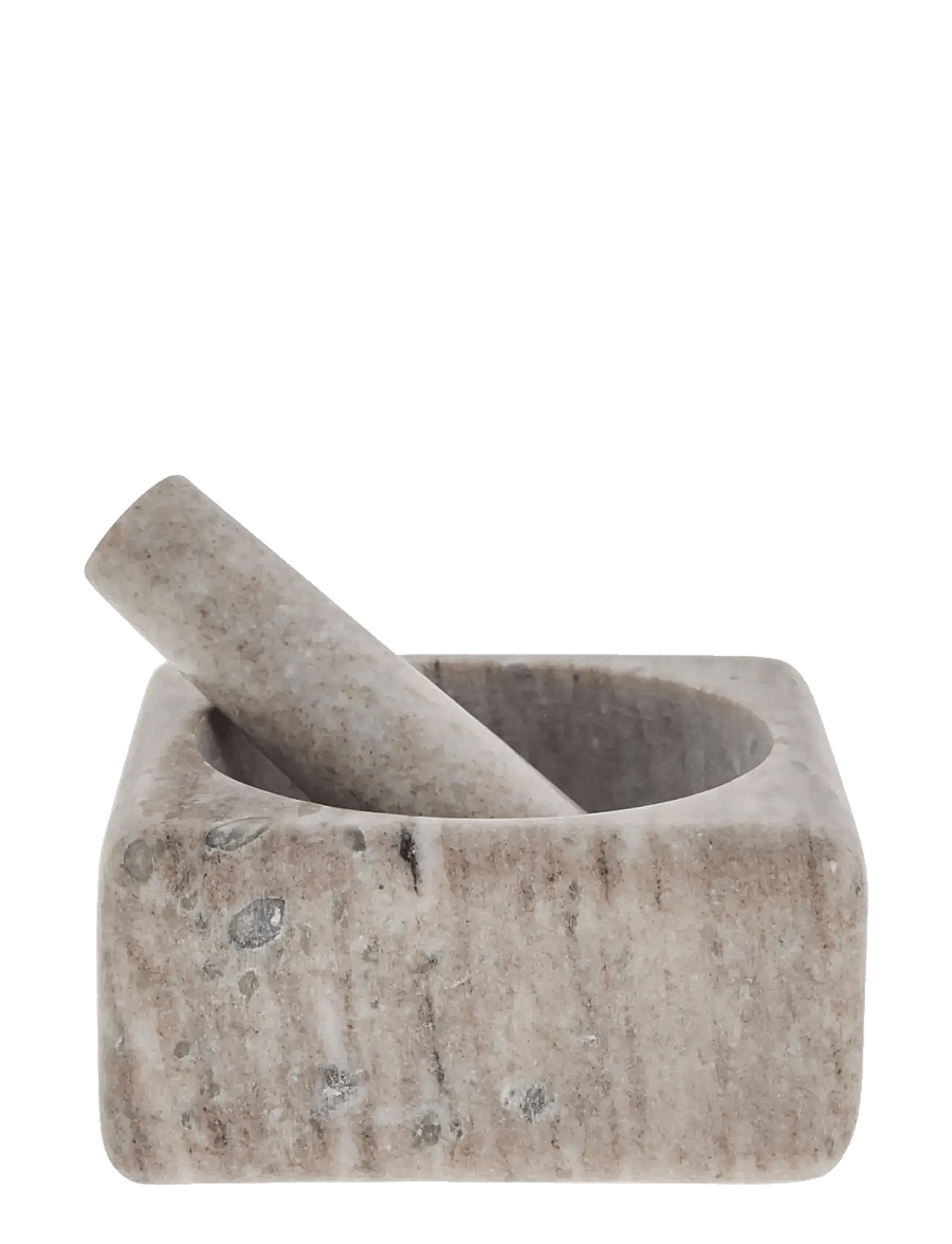 Lene Bjerre - Elina morter 12.5x12.5x6.5 cm. D. Linen - uhmrid ja uhmrinuiad - beige - 1