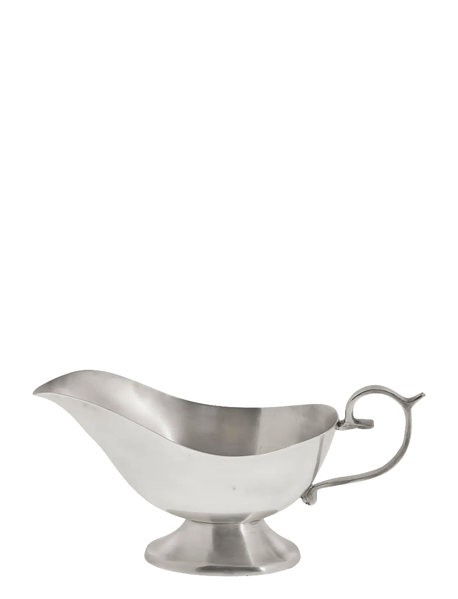 Lene Bjerre - Philine gravy boat 19.5x9.5x9 cm. Ant. Silver - saucières et pots à sauce - silver - 1