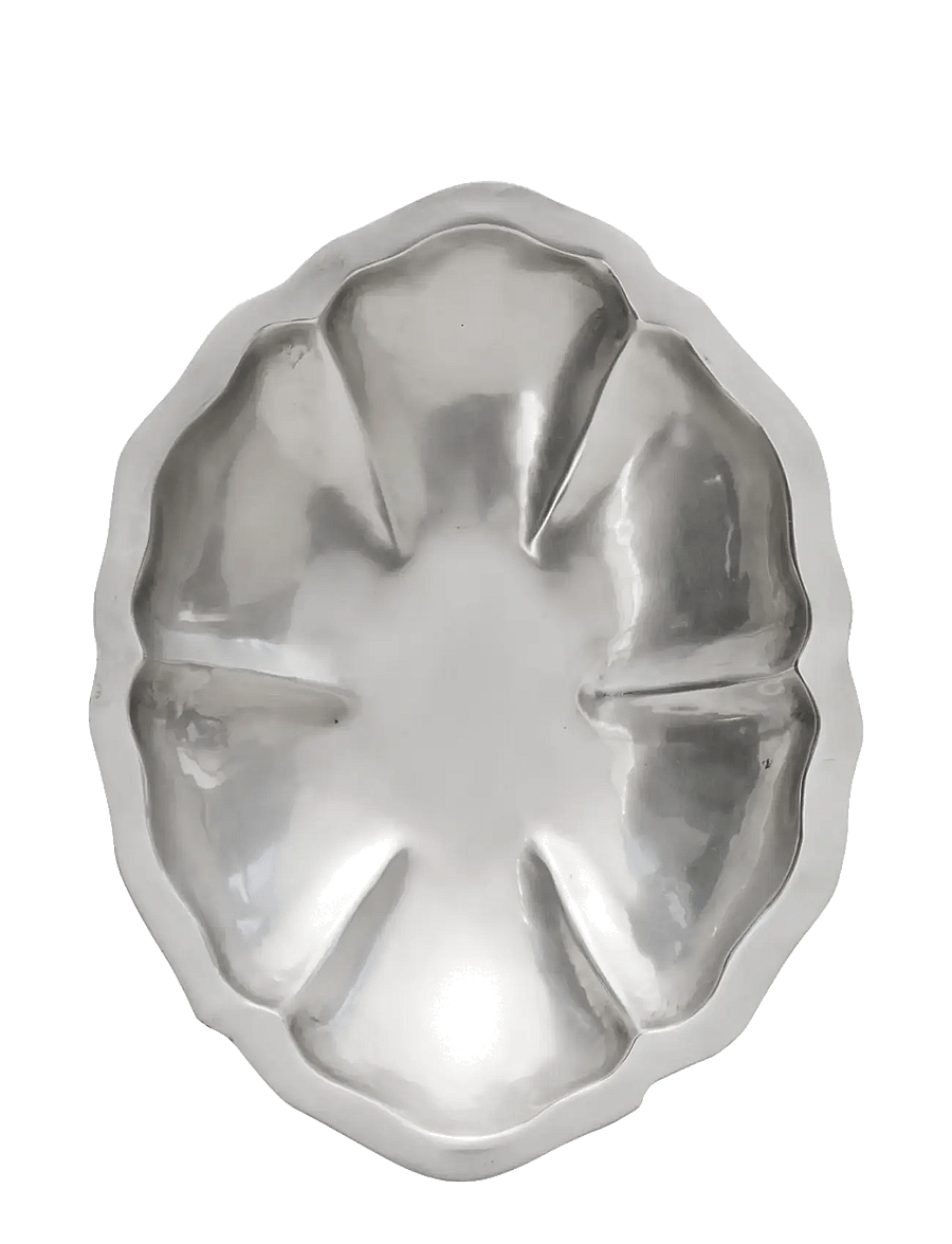 Lene Bjerre - Philine tray 25.5x19.5x5 cm. Ant. Silver - kandikud - silver - 1