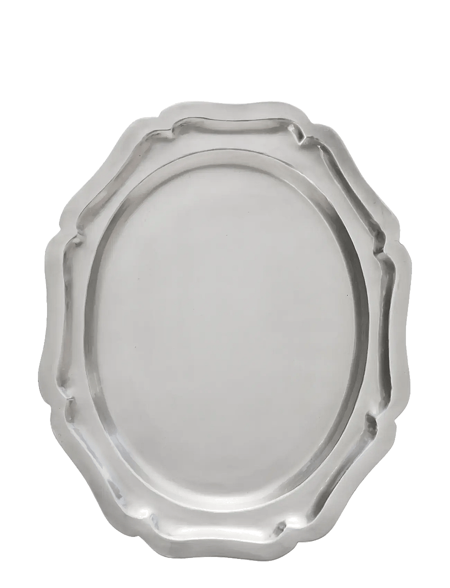 Lene Bjerre - Philine tray 29x23.5x2 cm. Ant. Silver - kandikud - silver - 1