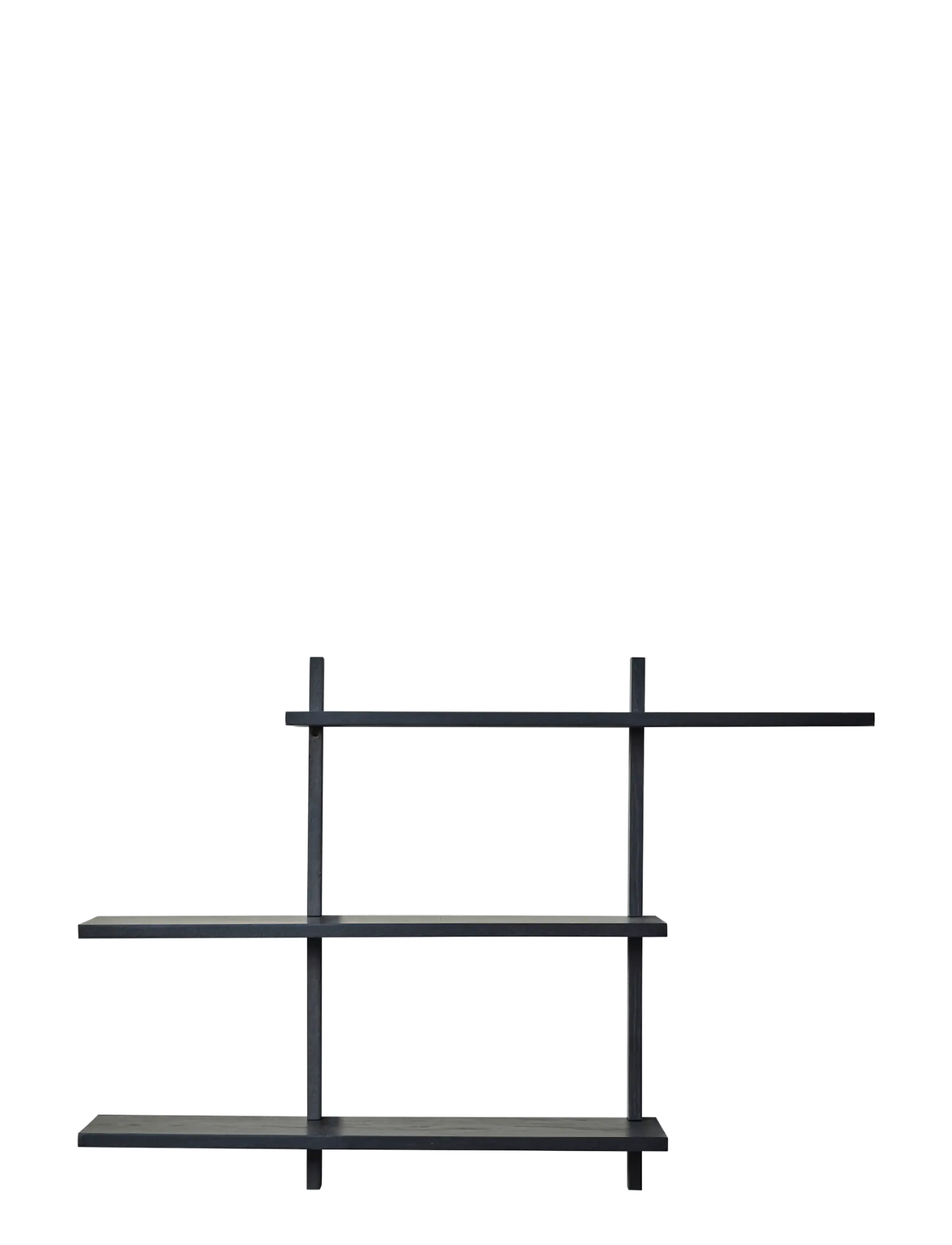 Lene Bjerre Ellie Shelf 100X20X70 cm. Black, 100X 70X 20 cm, Black, Møbler > Hylder, Unisex