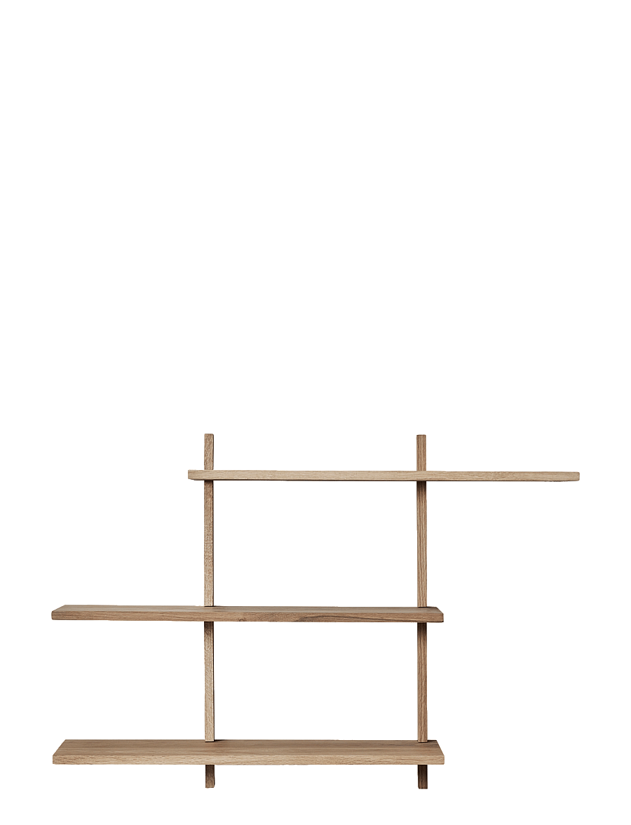 Lene Bjerre - Ellie shelf 100x20x70 cm. Natural oiled - hyllor - brown - 0